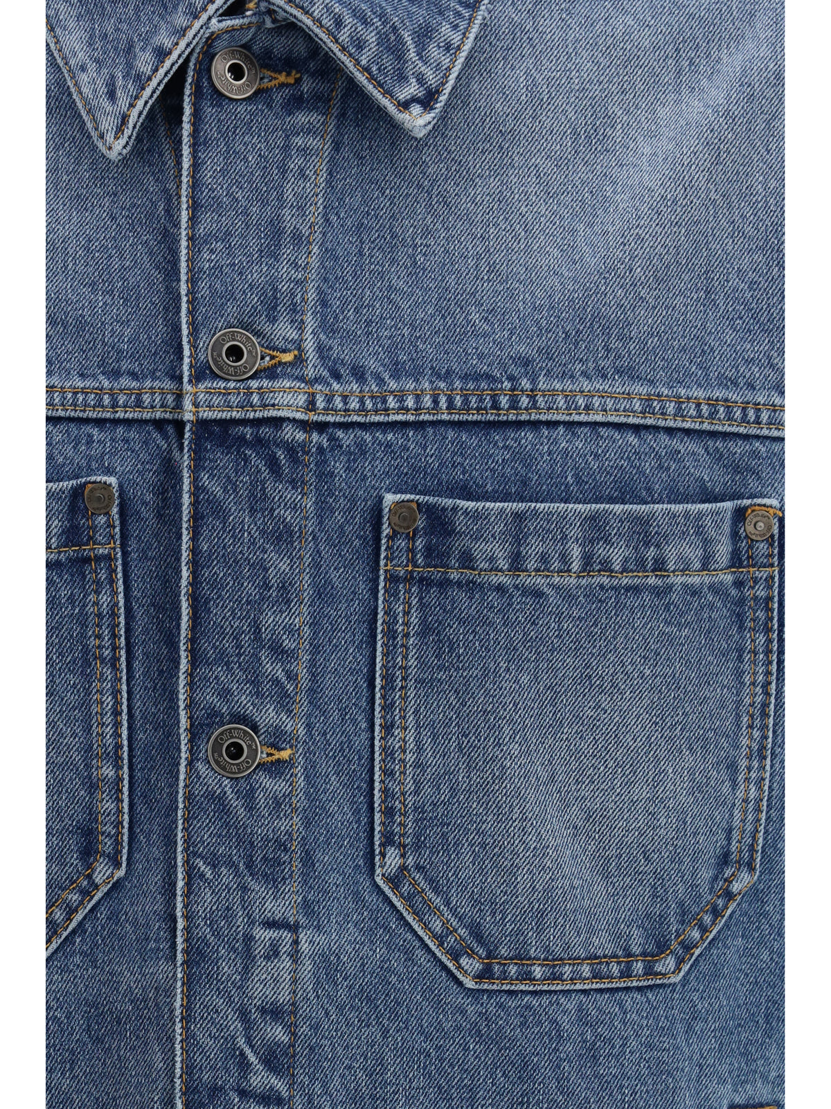 Off-White Men Half Arrow Skate Denim Jacket