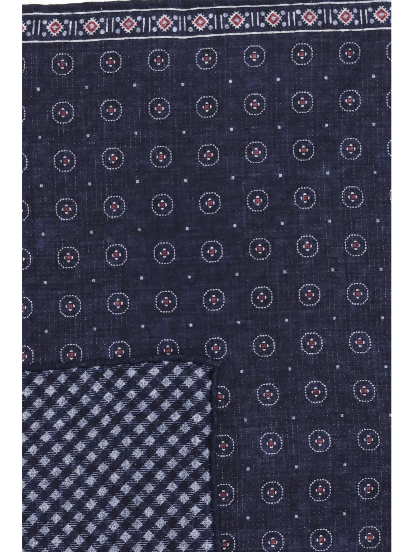 Brunello Cucinelli Men Ethnic-Patterned Silk Pocket Square BRUNELLO CUCINELLI