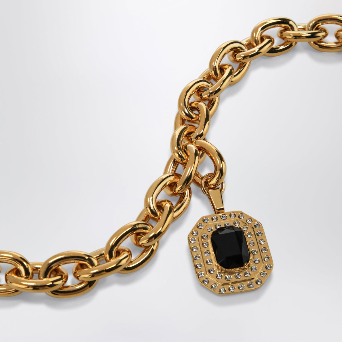 Alessandra Rich Gold-Tone Chain Necklace With Pendant Women ALESSANDRA RICH