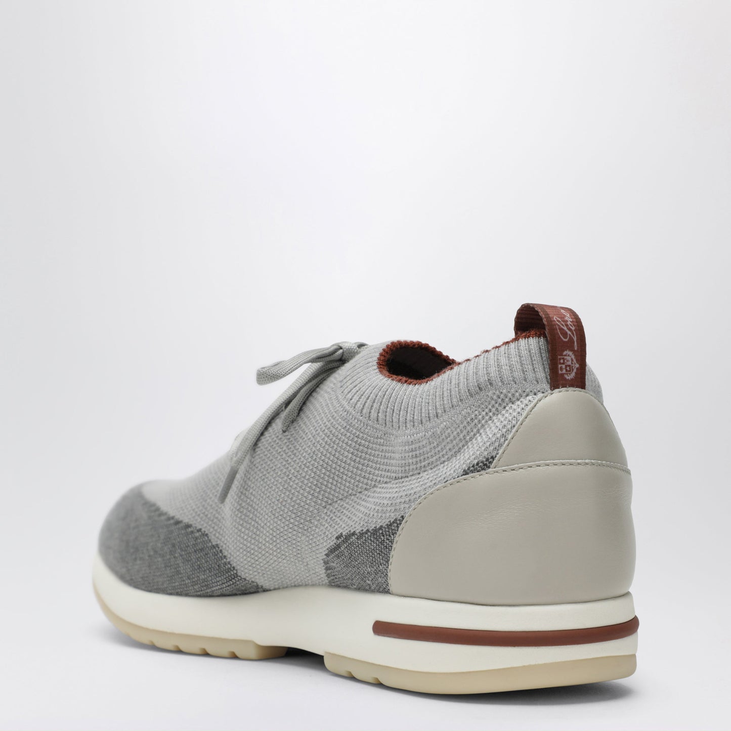 Loro Piana 360 Lp Flexy Walk Gray Mix Wool Sneakers Men LORO PIANA