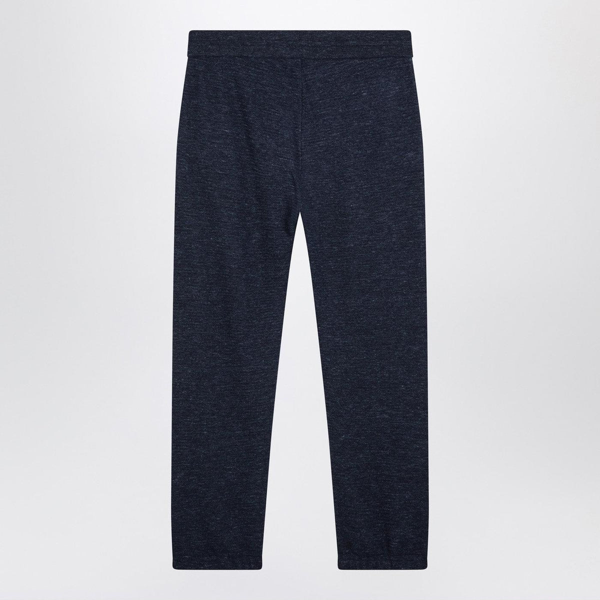 Loro Piana Gokarna Blue Melange Wool-Blend Trousers Men LORO PIANA