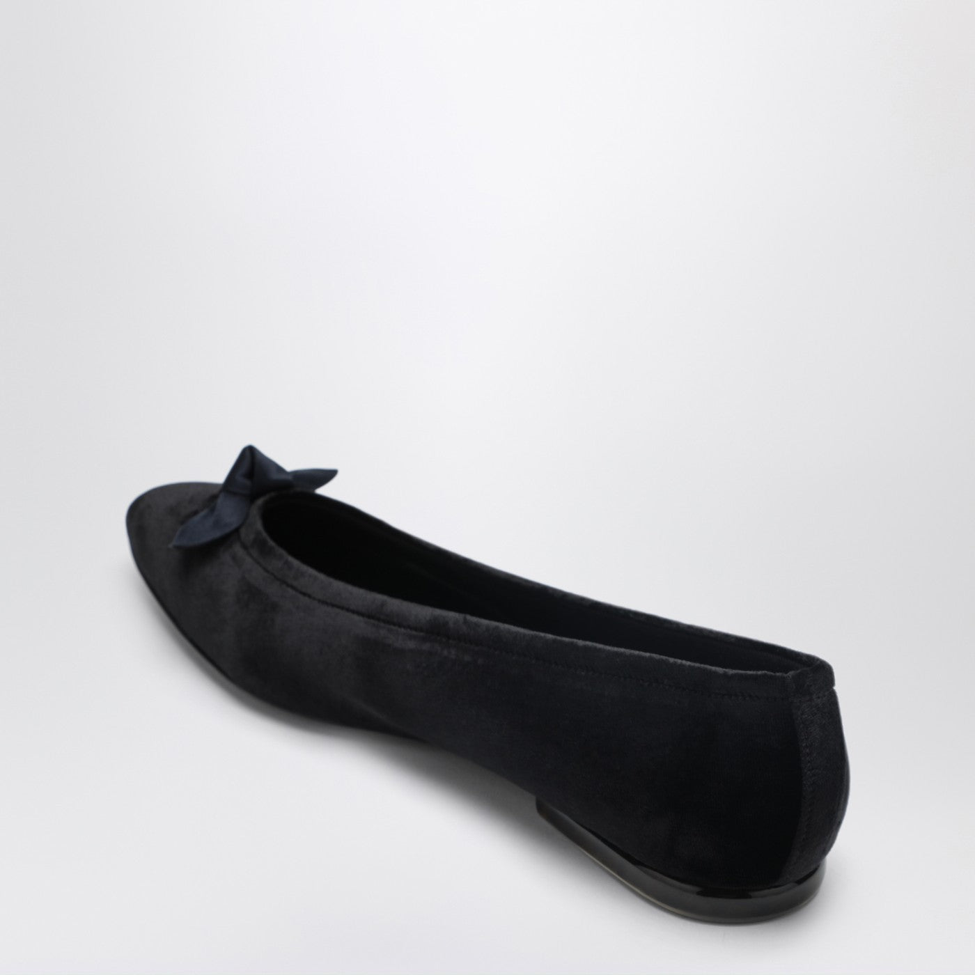 Loro Piana Primula Ballet Flats In Black Velvet Women LORO PIANA