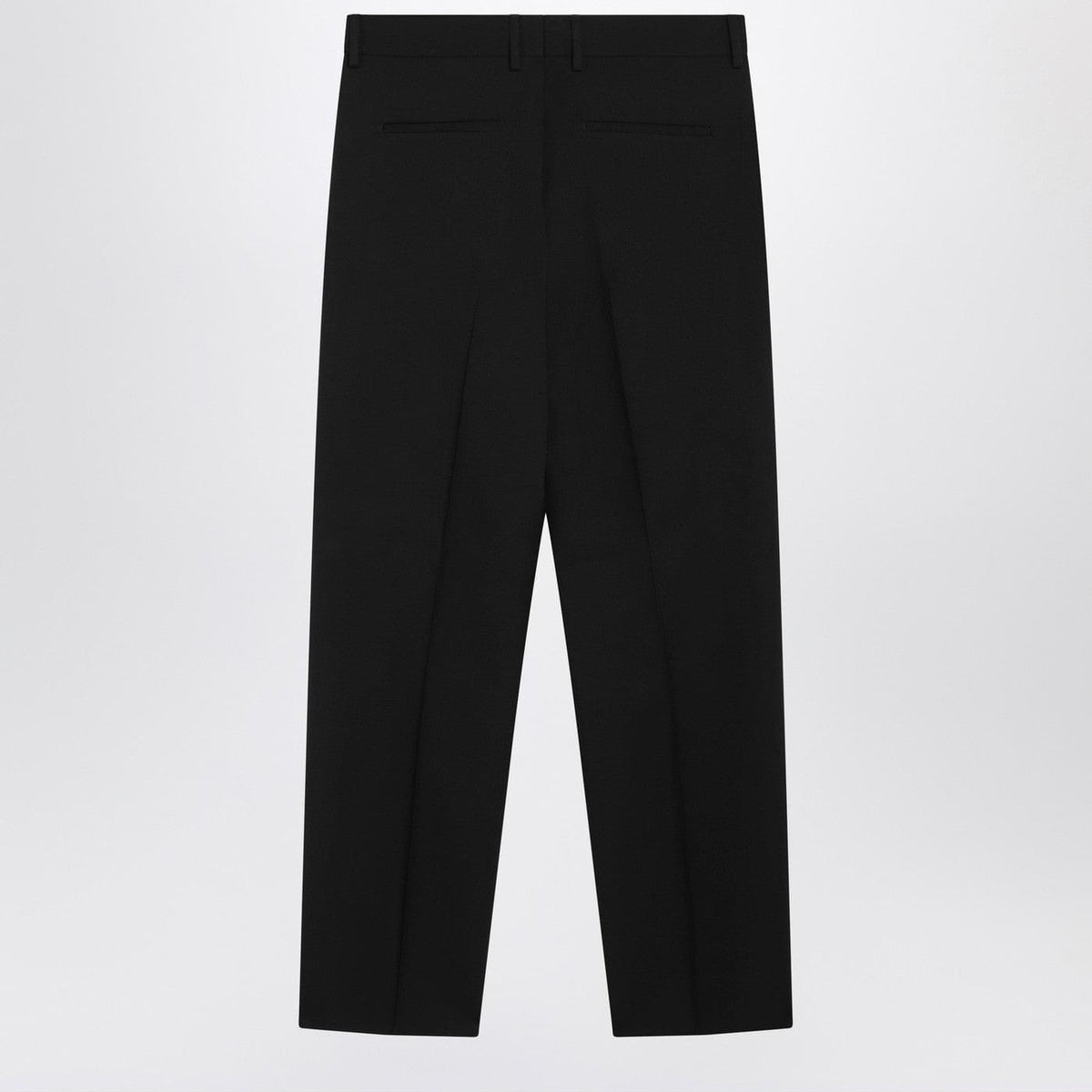 Fendi Black Wool Trousers Men FENDI