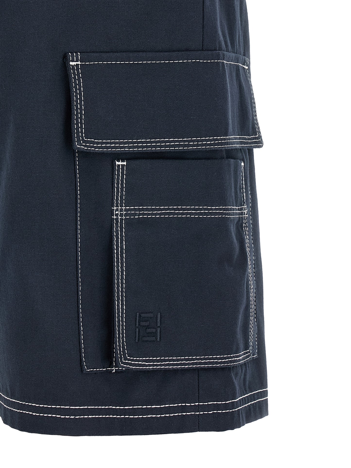 Fendi Men Bermuda Cargo Canvas Shorts FENDI