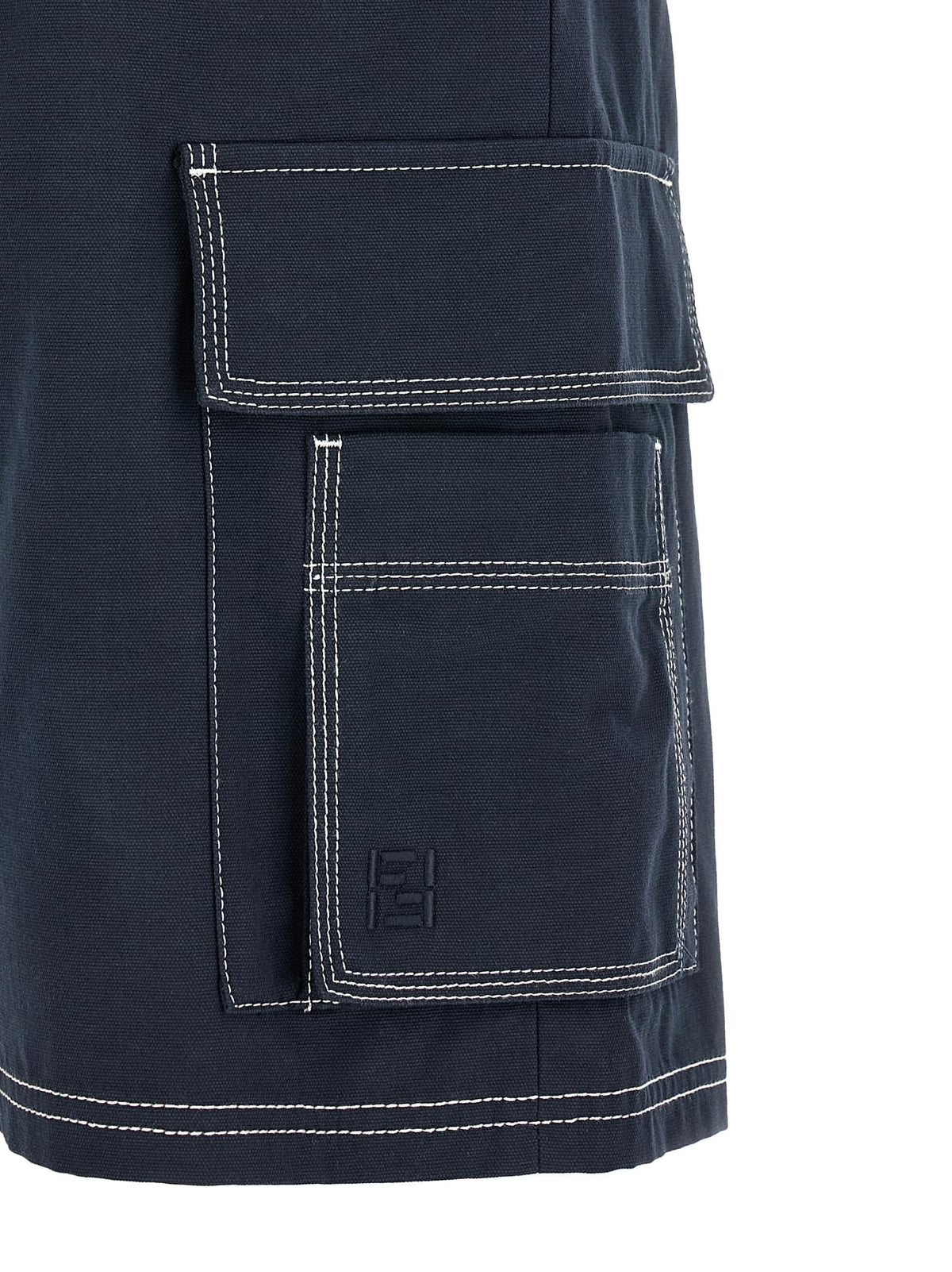Fendi Men Bermuda Cargo Canvas Shorts FENDI