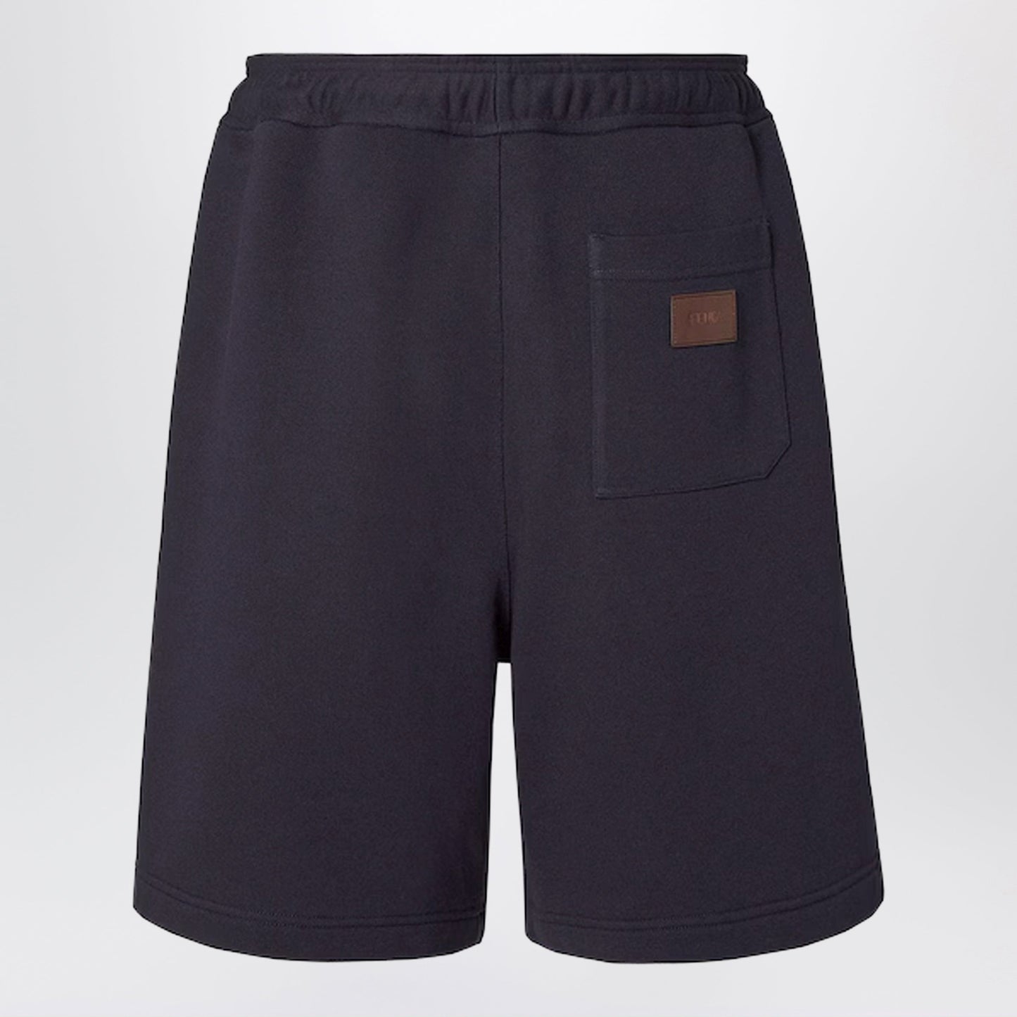 Fendi Navy Blue Cotton Bermuda Shorts Men FENDI