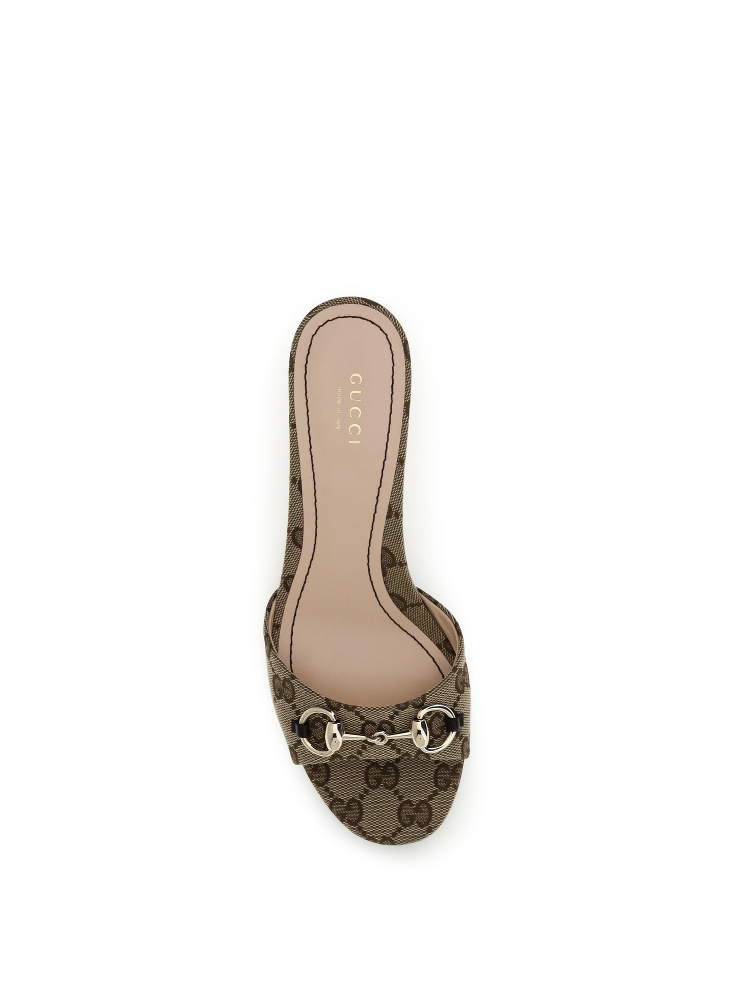 Gucci Women Slider Sandals With Buckle GUCCI