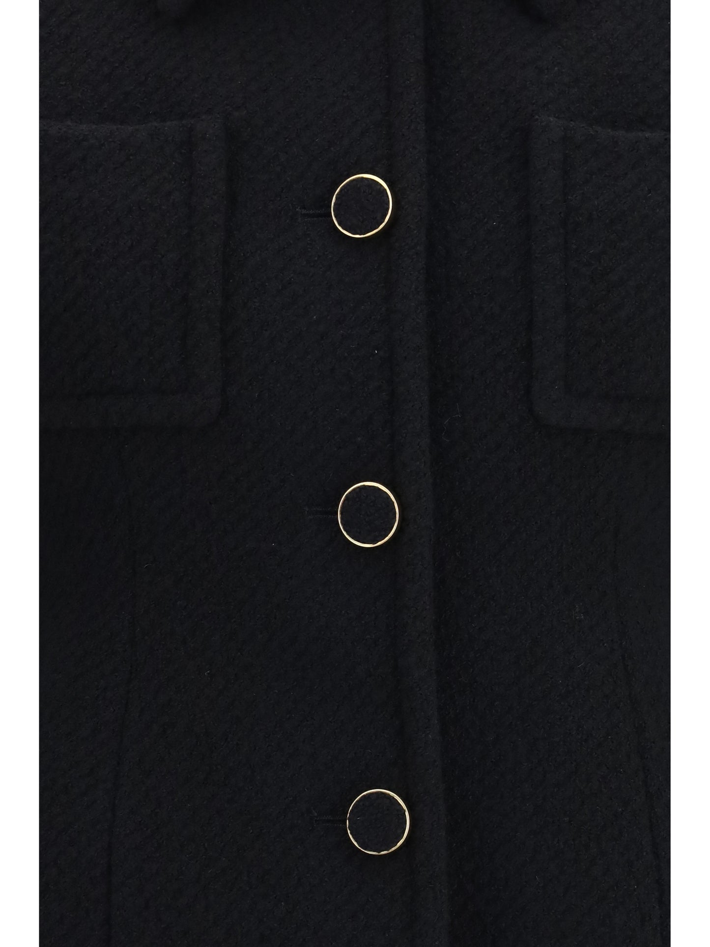 Chloé Women Cropped Single-Breasted Blazer With Fabric Buttons CHLOE
