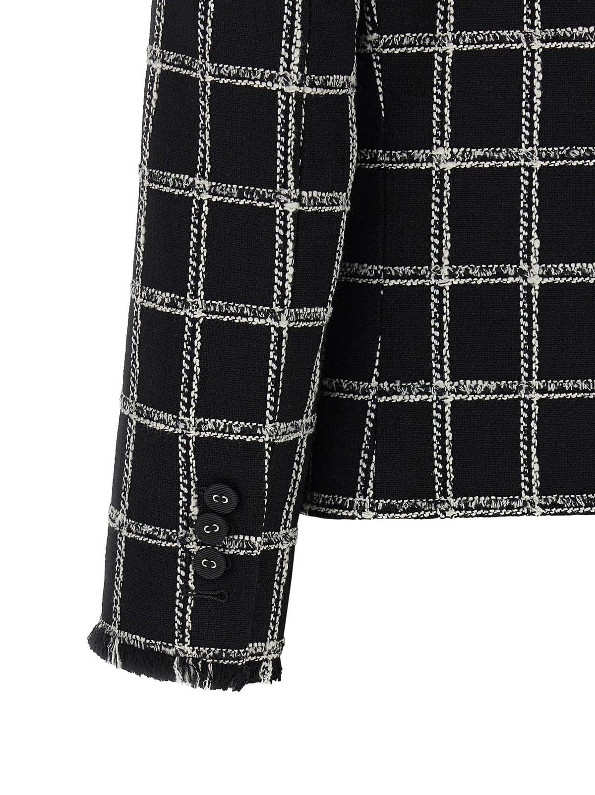 Thom Browne Women Tweed Blazer THOM BROWNE