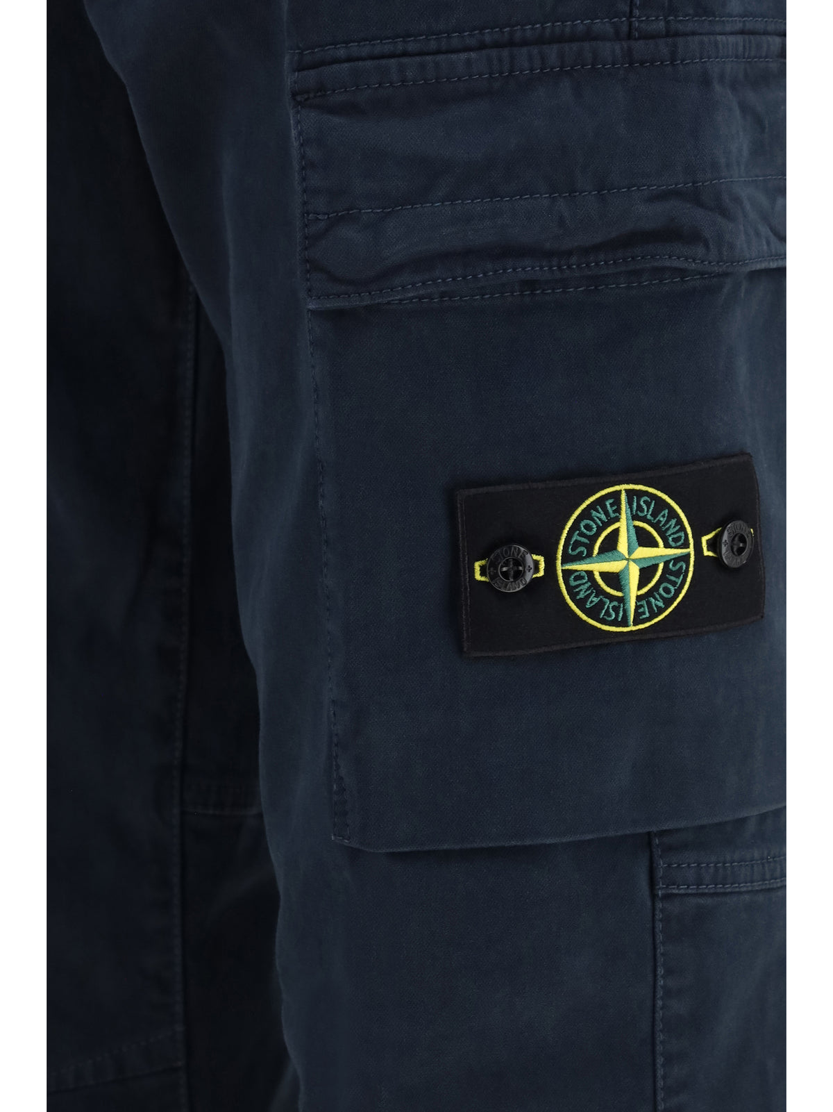 Stone Island Men Cargo Pants With Elasticated Cuffs STONE ISLAND