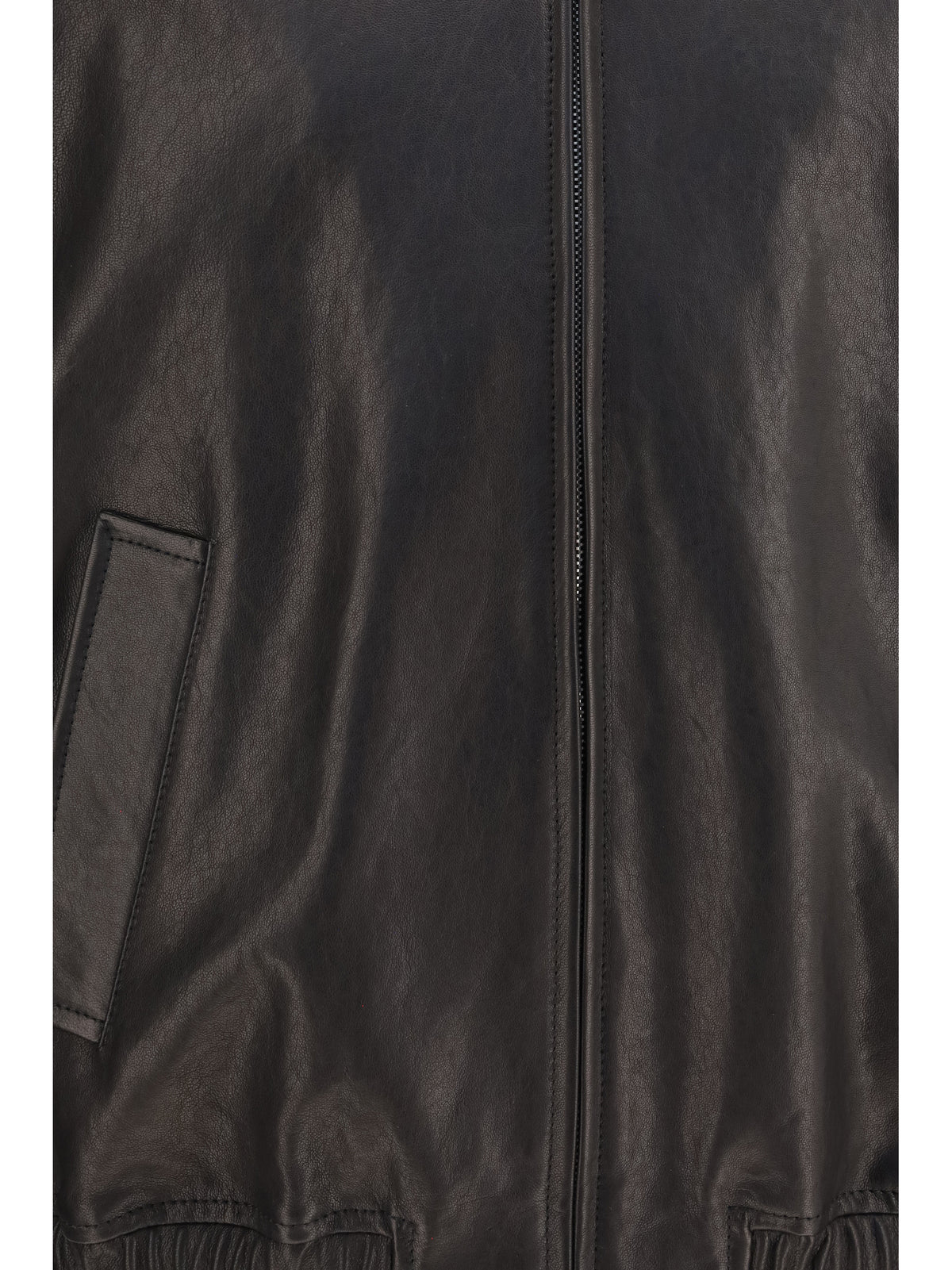 Valentino Men Leather Zip Jacket VALENTINO