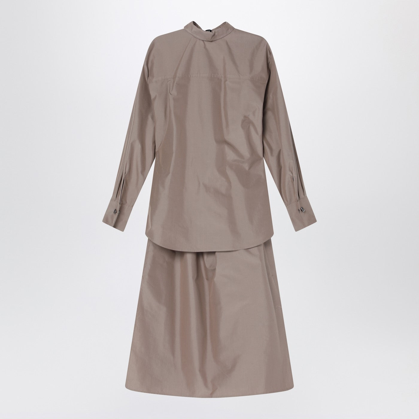 Fendi Barley Cotton And Silk Chemisier Dress Women FENDI