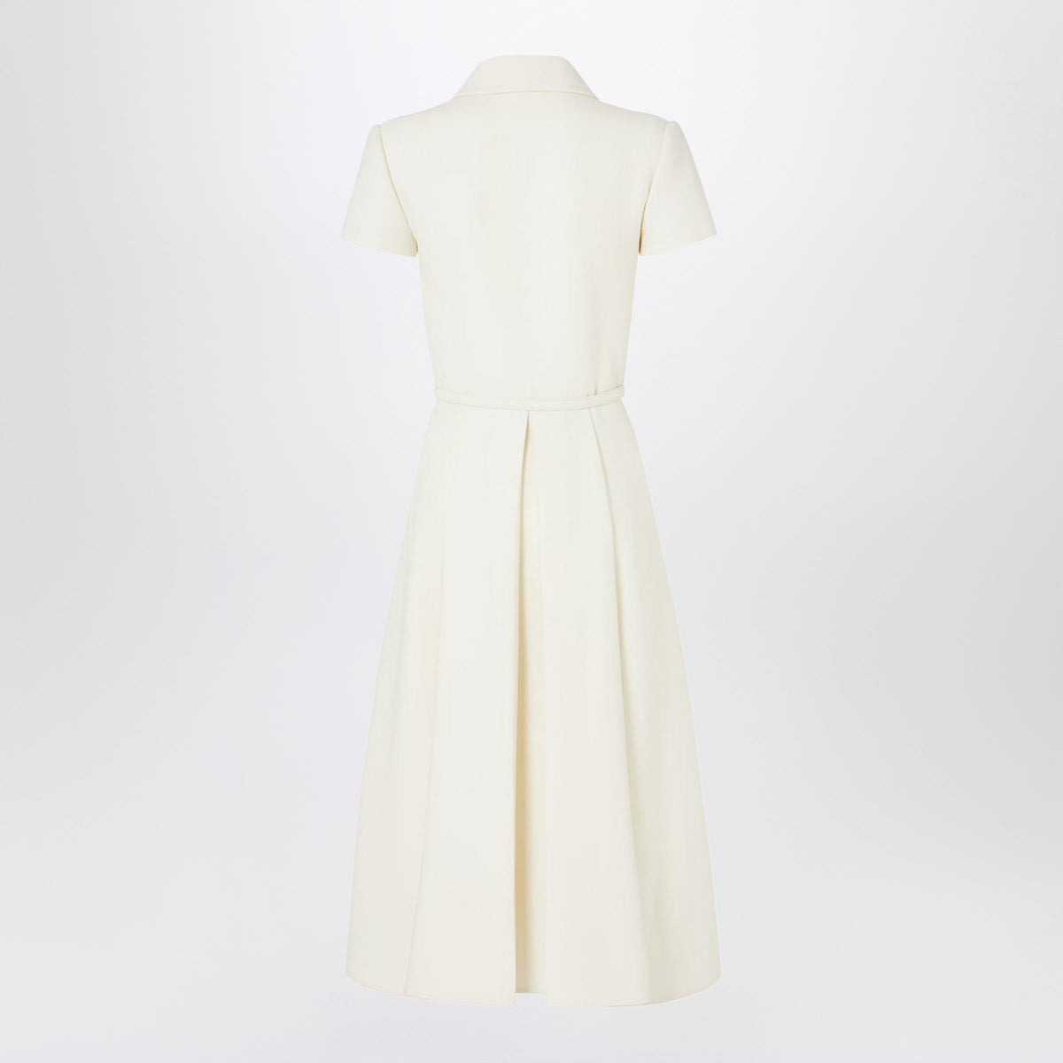 Fendi Ivory Wool And Silk Dress Women FENDI