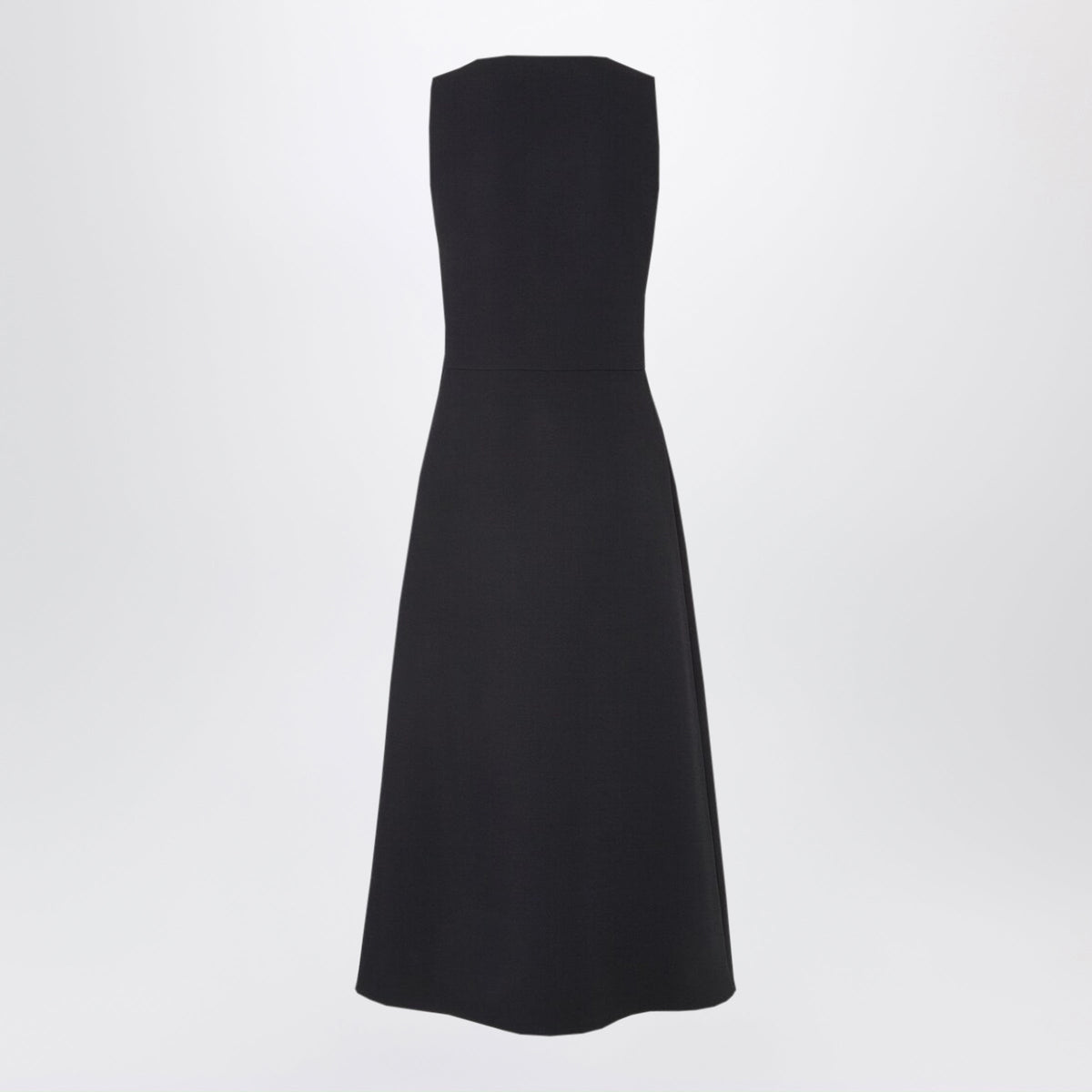 Fendi Black Silk And Wool Dress Women FENDI