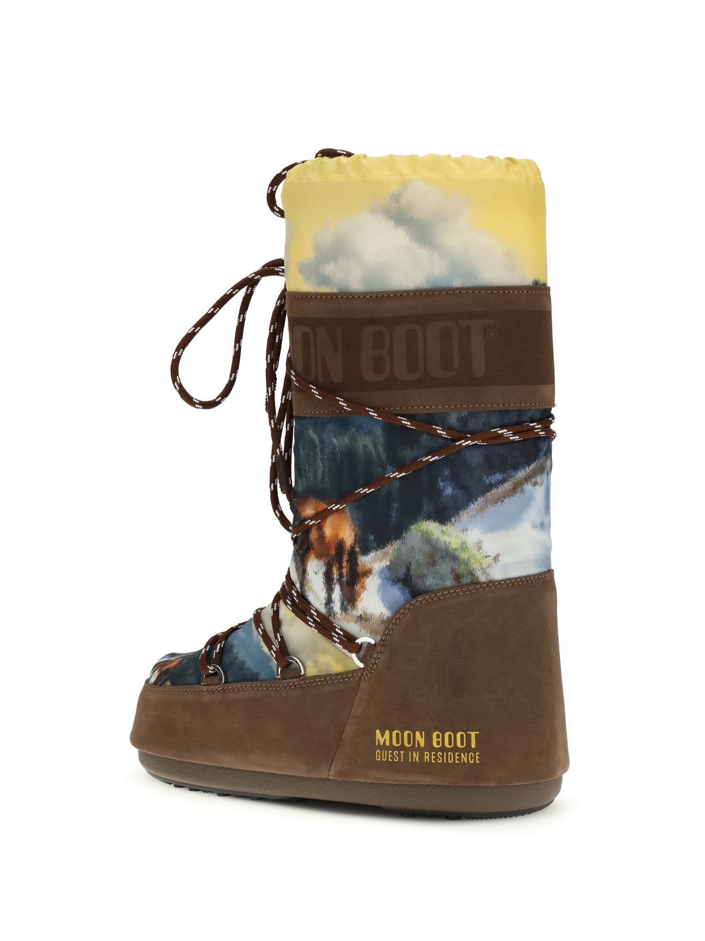 Moon Boot Women Moon Boot X Guest In Residence Print Boots