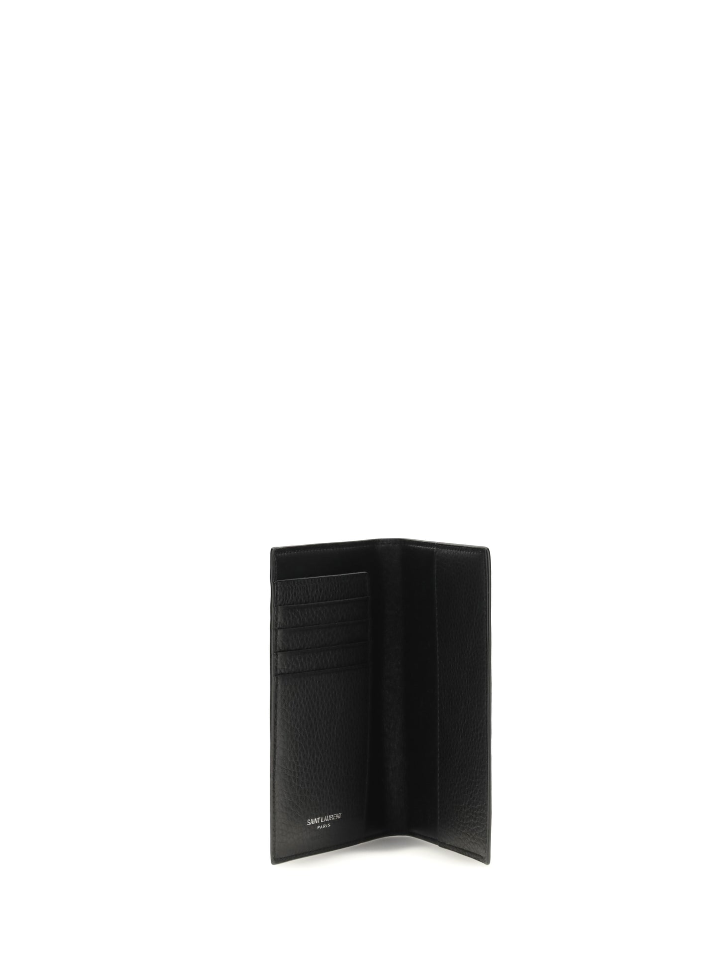 Saint Laurent Men Tiny Cassandre Passport Holder In Hammered Leather SAINT LAURENT