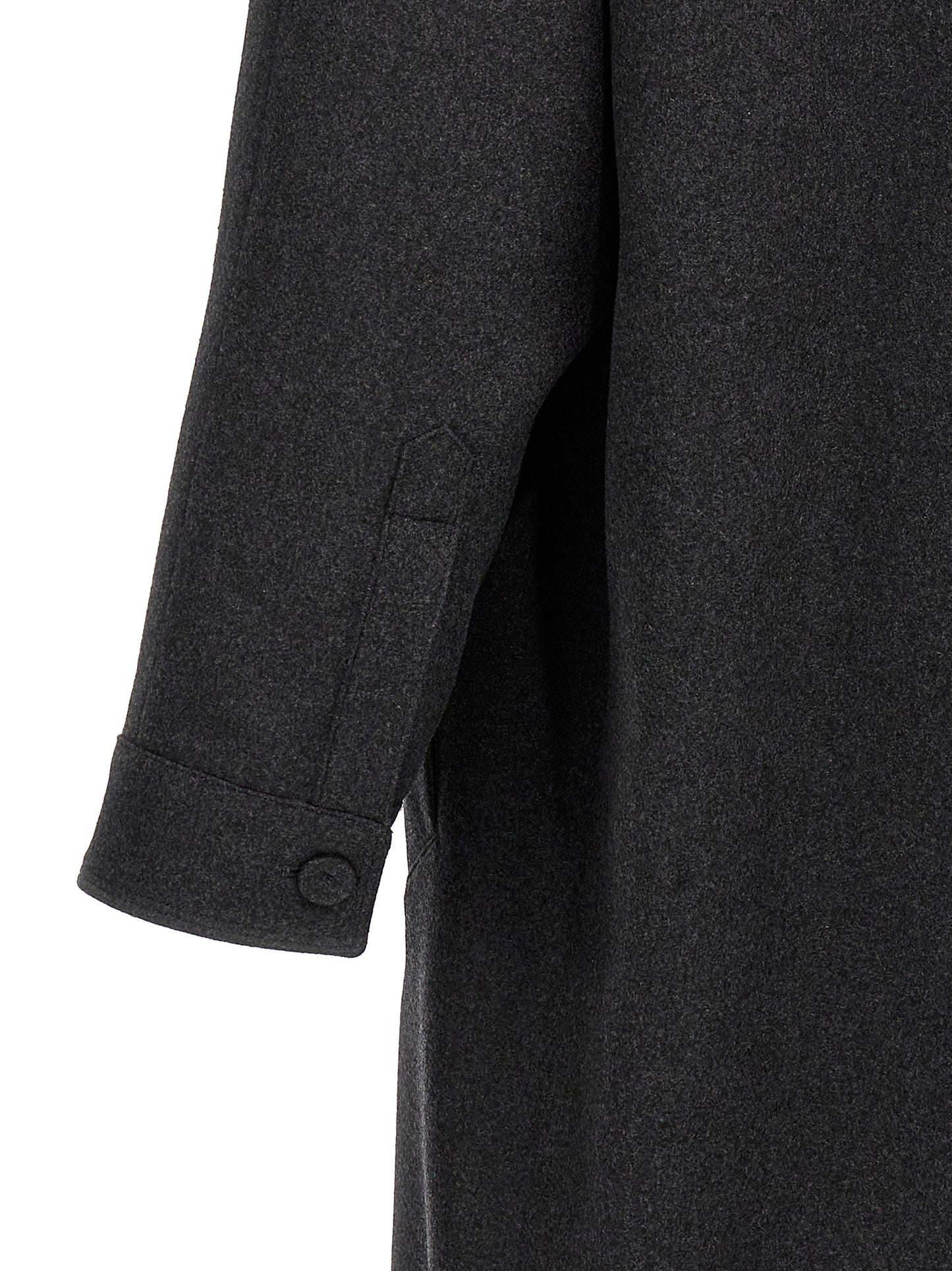 Fendi Men Single-Breasted Cashmere Coat FENDI