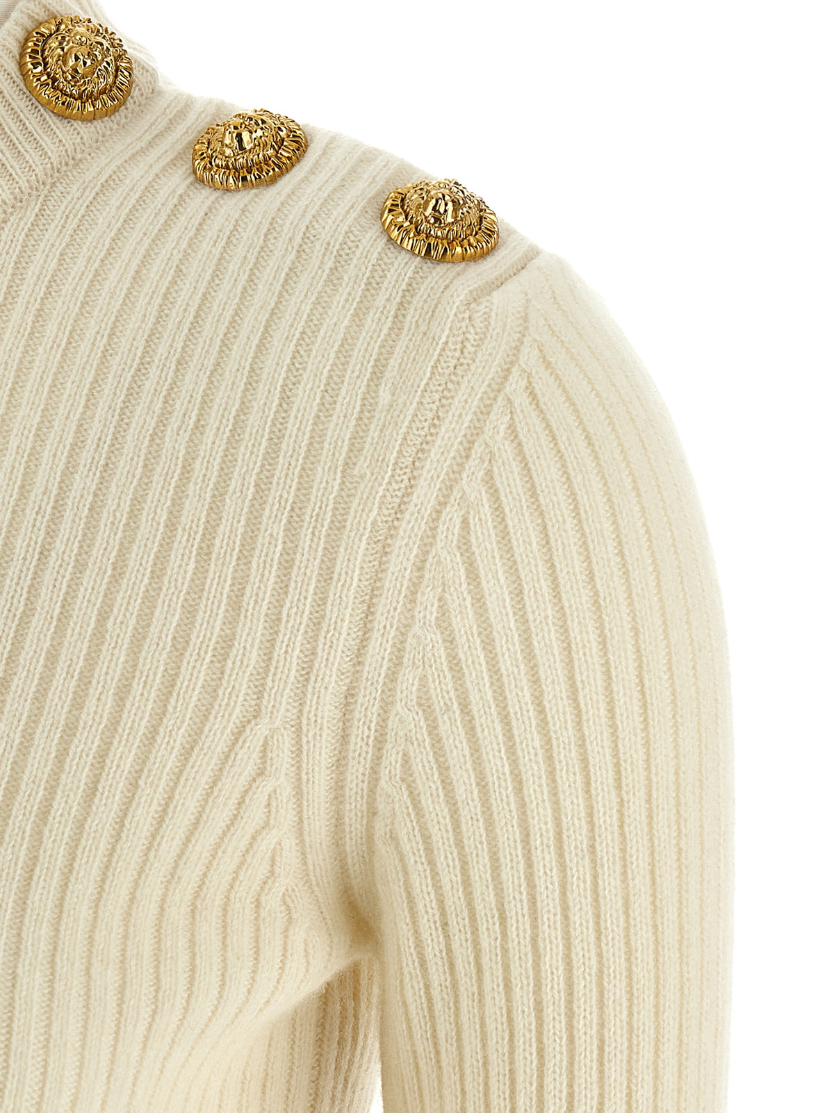 Balmain Women Ribbed Sweater BALMAIN