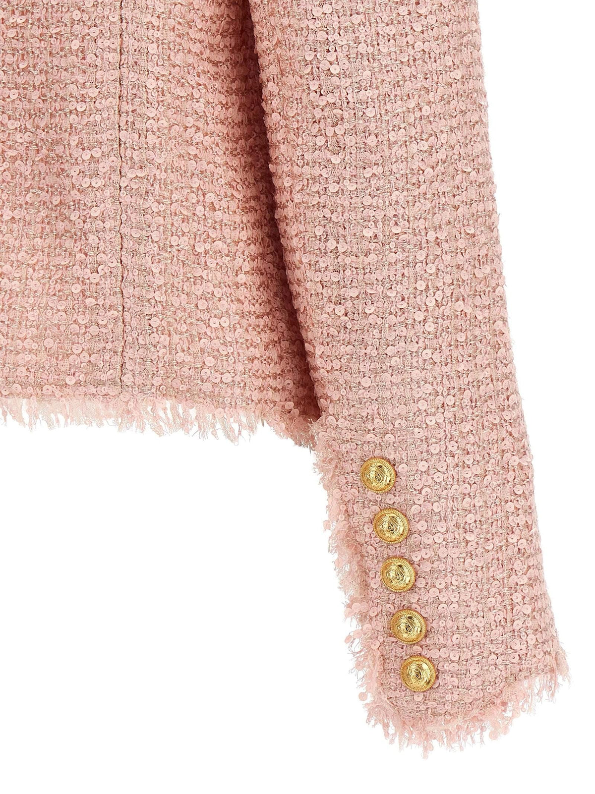 Balmain Women Sequin Tweed Blazer BALMAIN