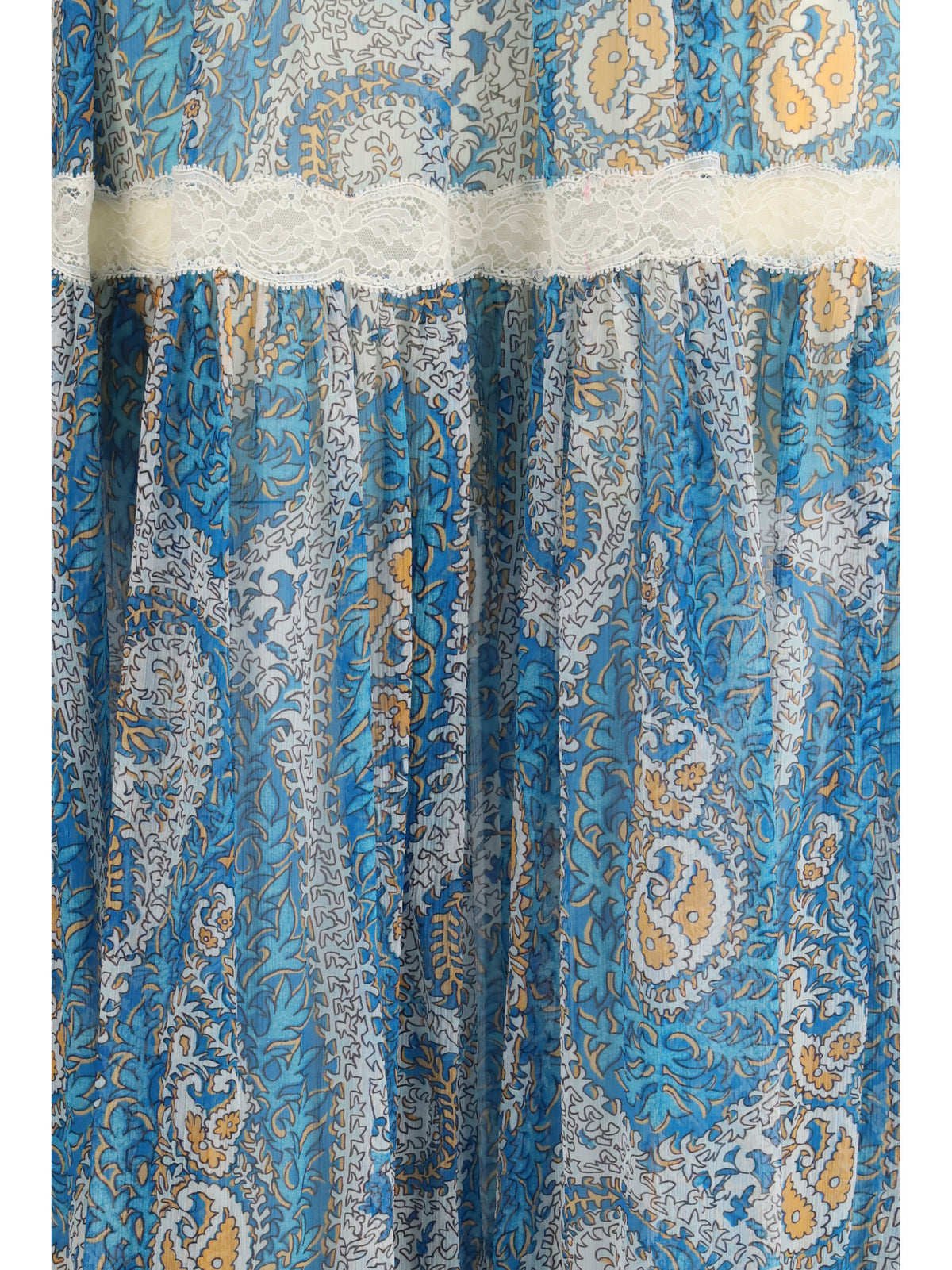 Etro Women Silk Crepon Maxi Skirt