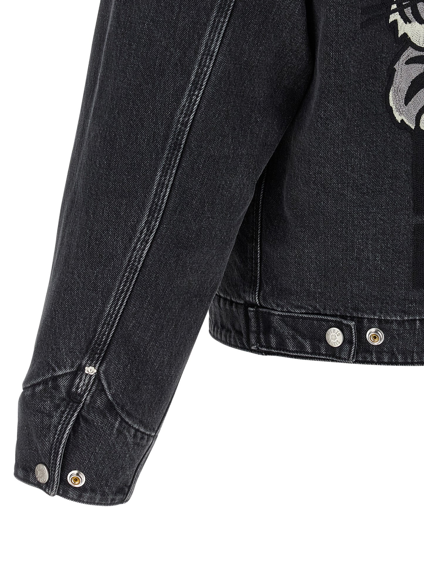 Kenzo Men 'Kenzo Happy Tiger' Denim Jacket KENZO