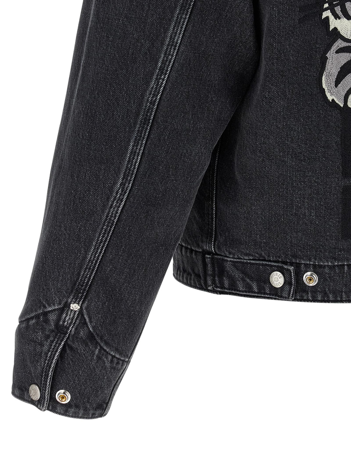 Kenzo Men Kenzo Men 'Kenzo Happy Tiger' Denim Jacket KENZO