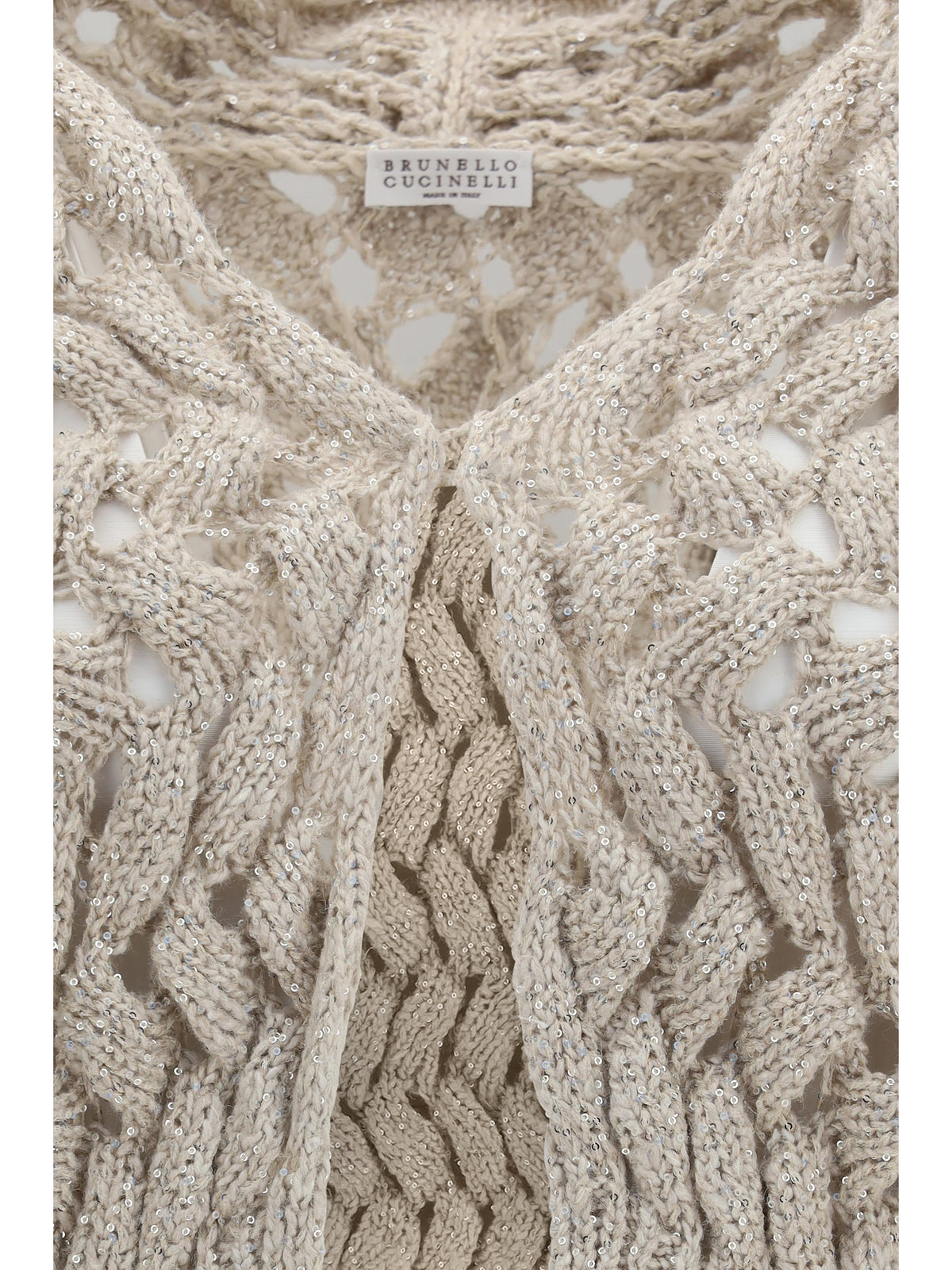 Brunello Cucinelli Women Openwork Sequin Cardigan BRUNELLO CUCINELLI