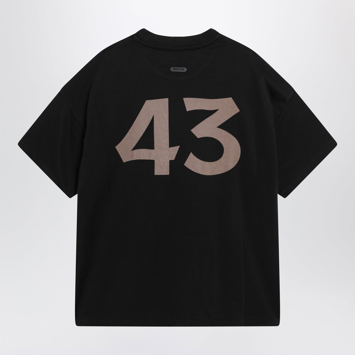 Fear Of God T-Shirt 43 In Cotton And Rayon Jersey In Black Men FEAR OF GOD
