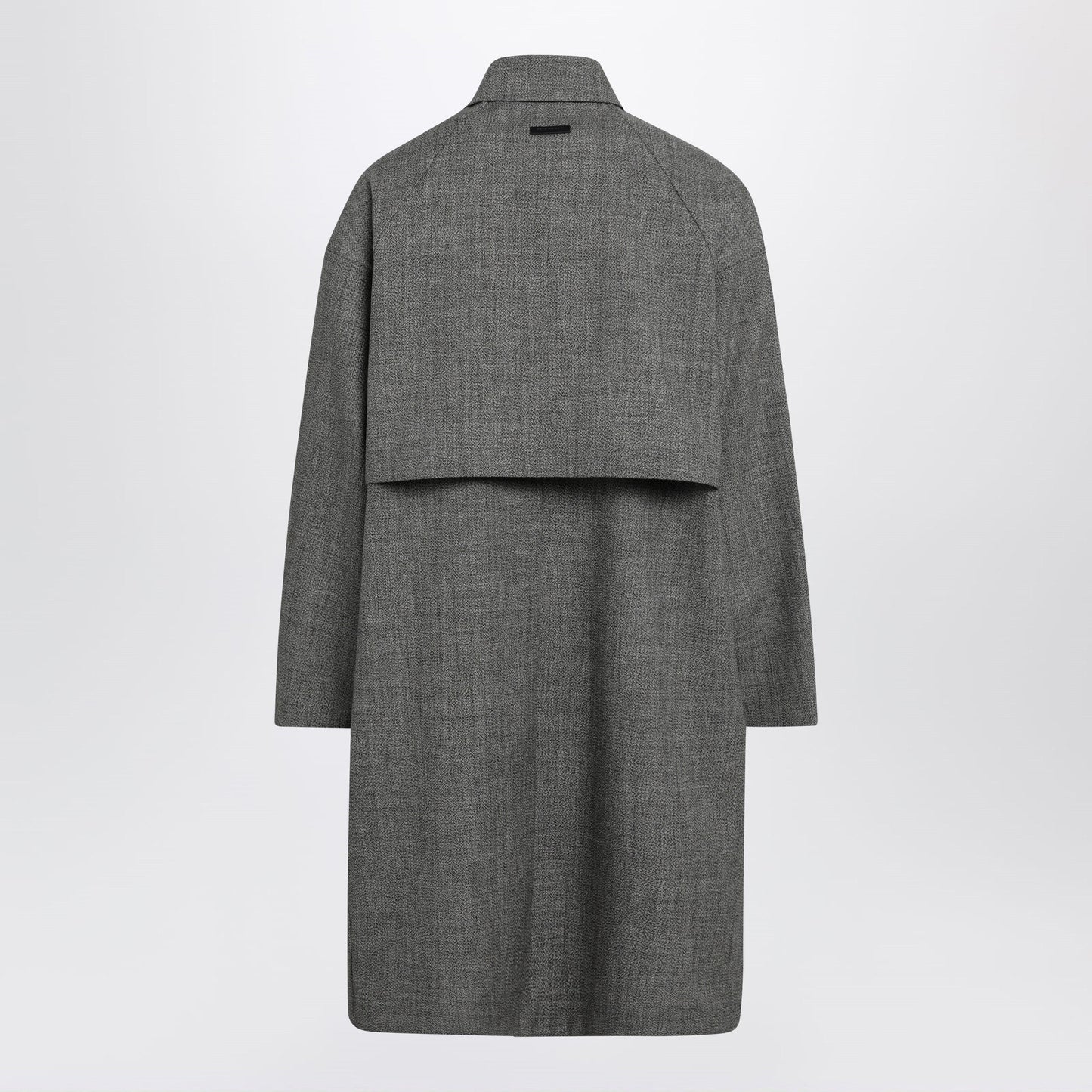 Fear Of God Relaxed Trench Coat In Mouline Wool Men FEAR OF GOD
