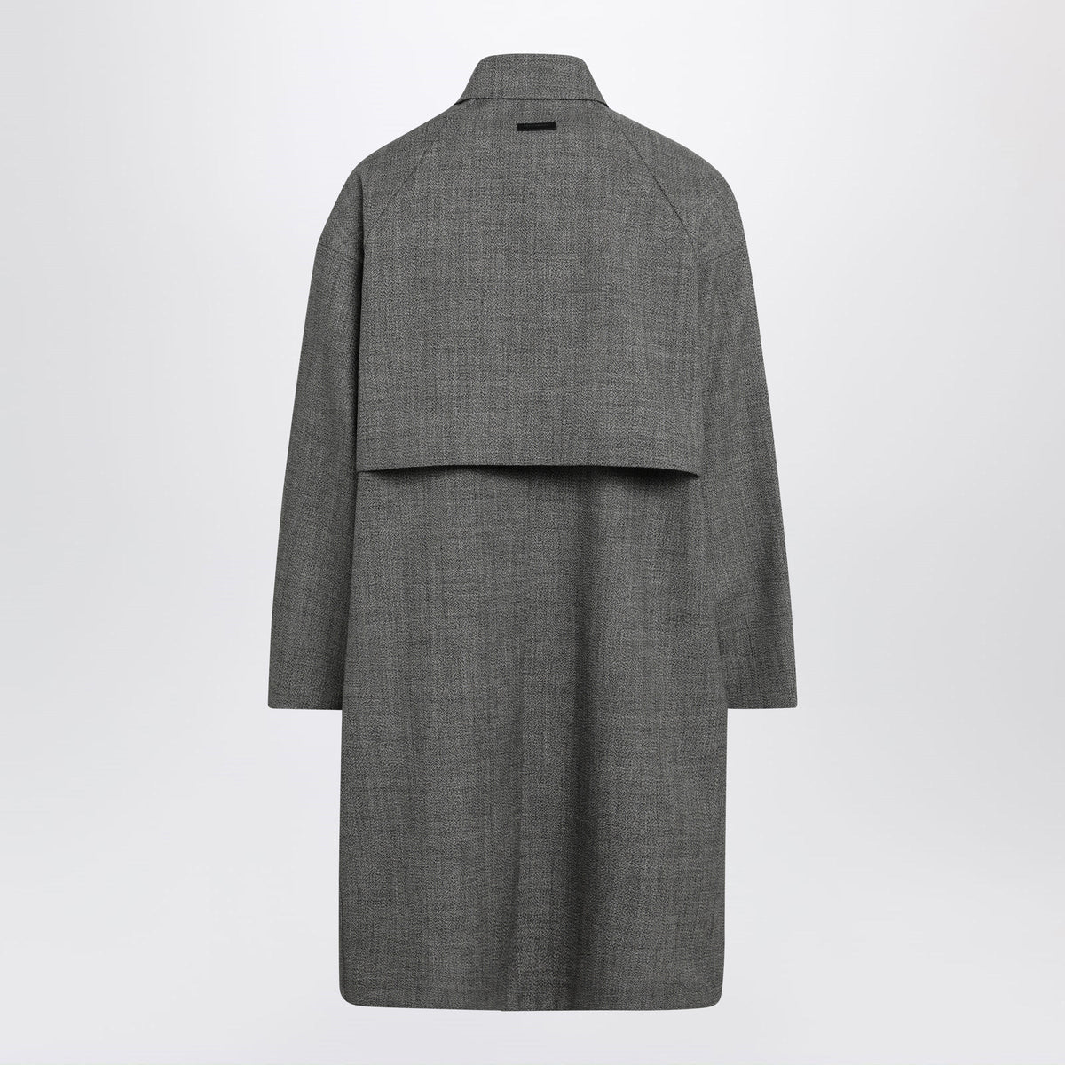 Fear Of God Relaxed Trench Coat In Mouline Wool Men FEAR OF GOD