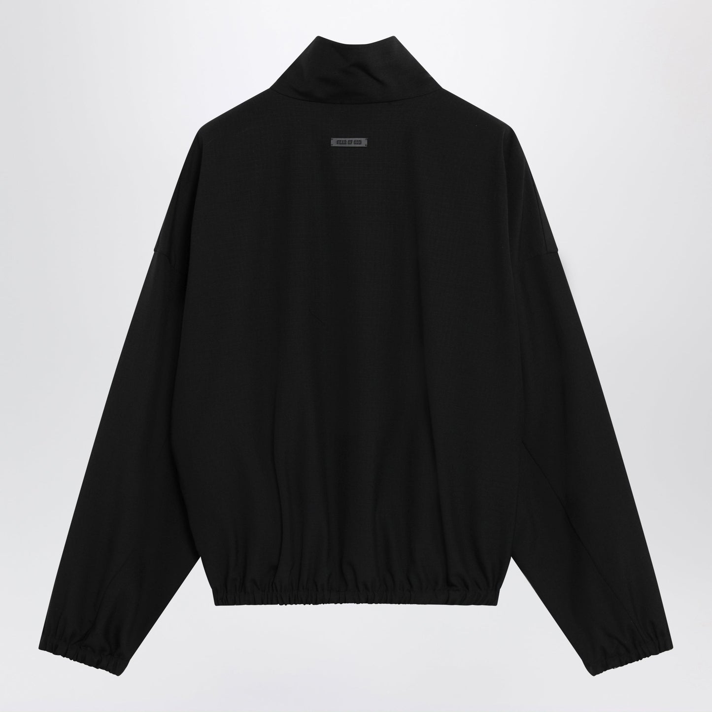 Fear Of God Black Ripstop Wool Jacket With Black Half Zip Men FEAR OF GOD