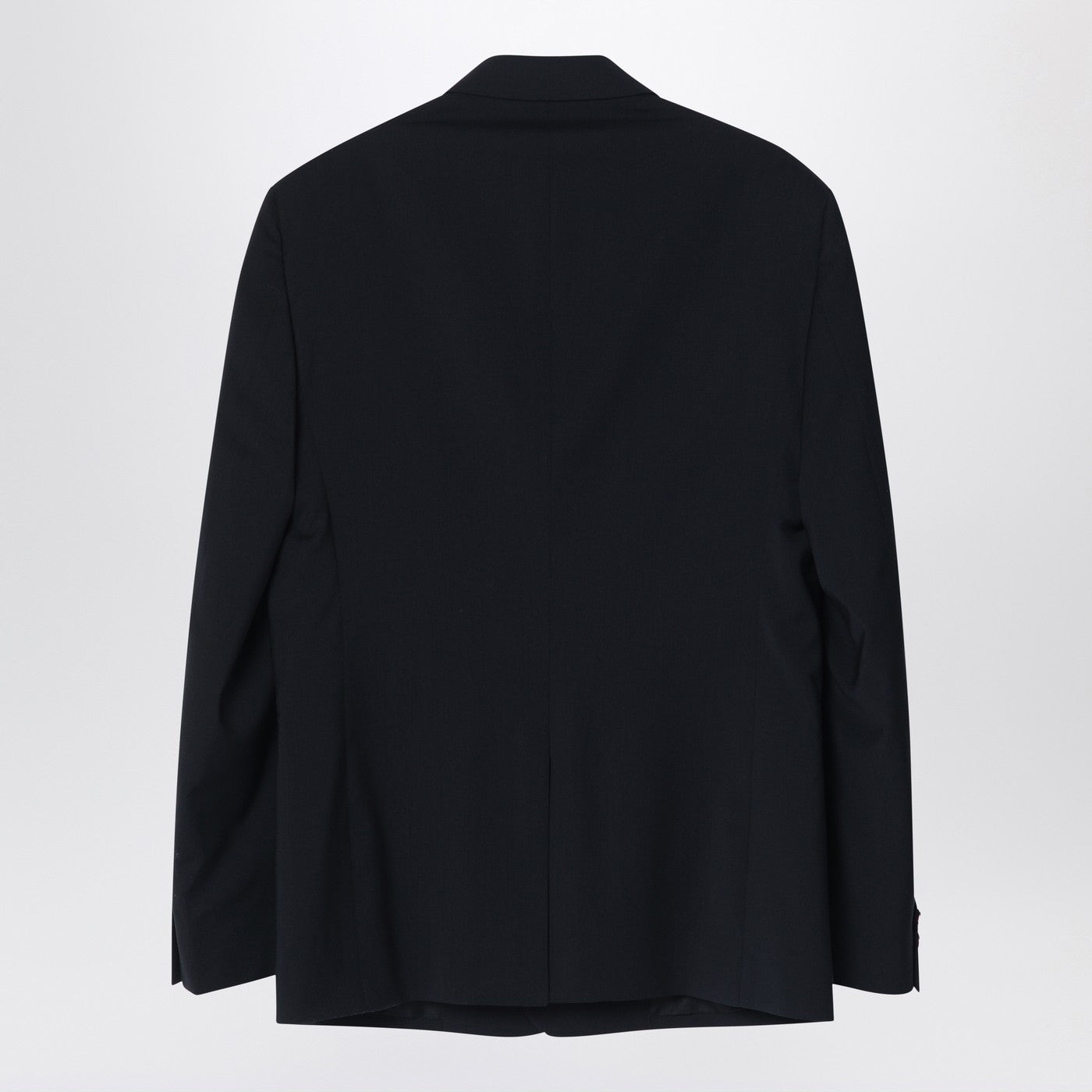 Fendi Double-Breasted Jacket In Midnight Blue Virgin Wool Men FENDI