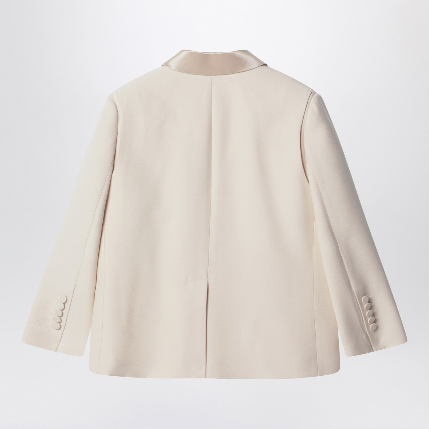 Fendi Ivory Single-Brested Jacket Women FENDI