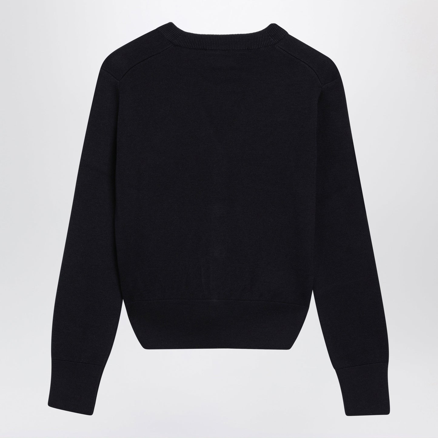 Ami Paris Navy Ami De Coeur Wool Cardigan Women AMI PARIS