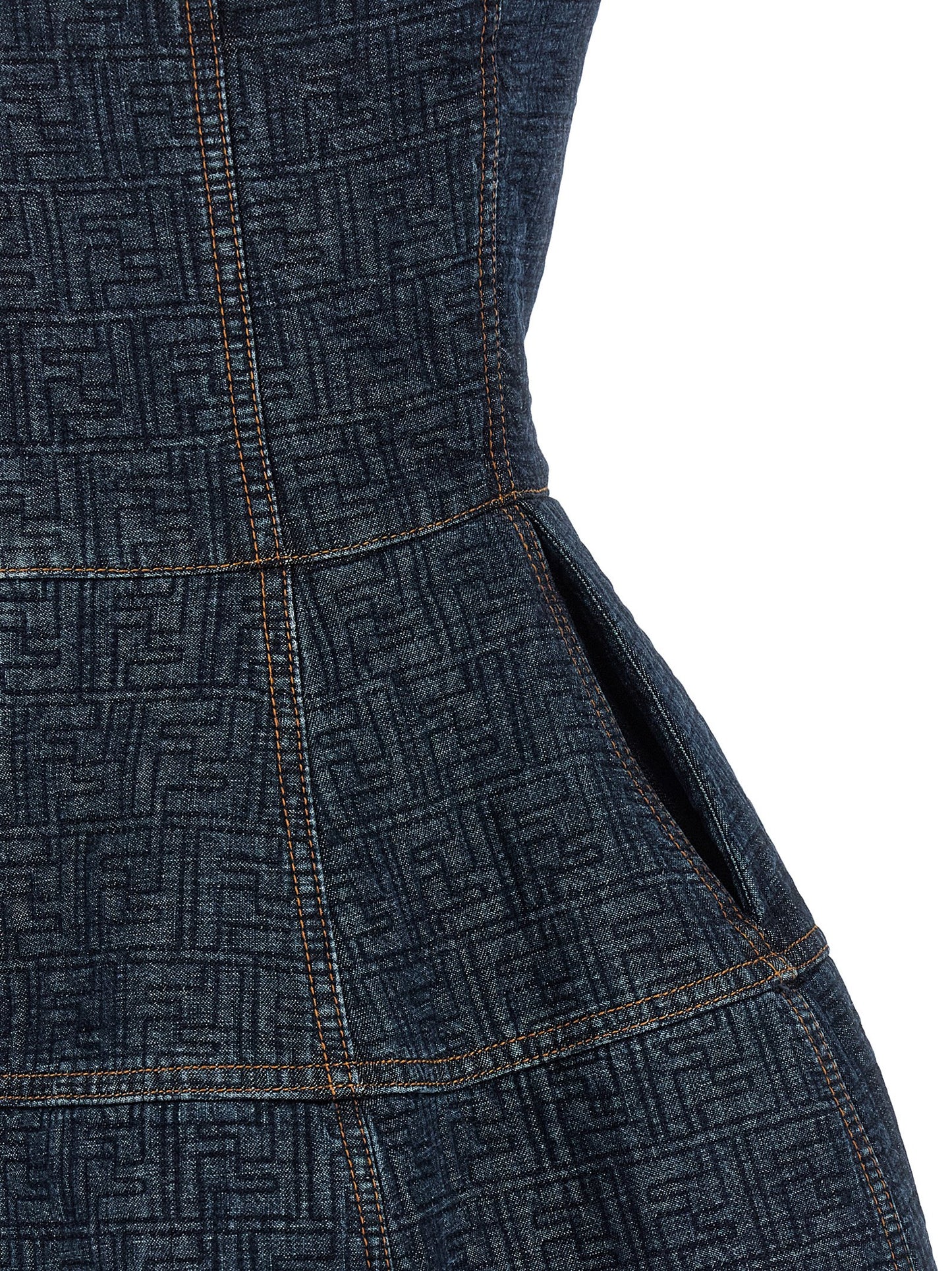 Fendi Women 'Ff' Denim Dress FENDI