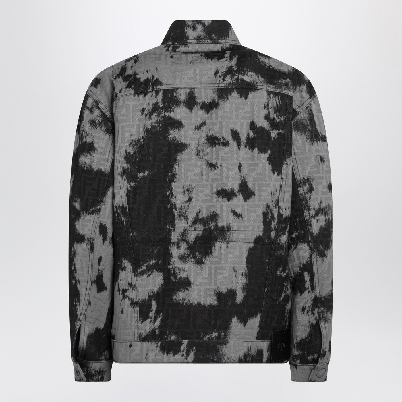Fendi Black Animalier Ff Denim Jacket Women FENDI