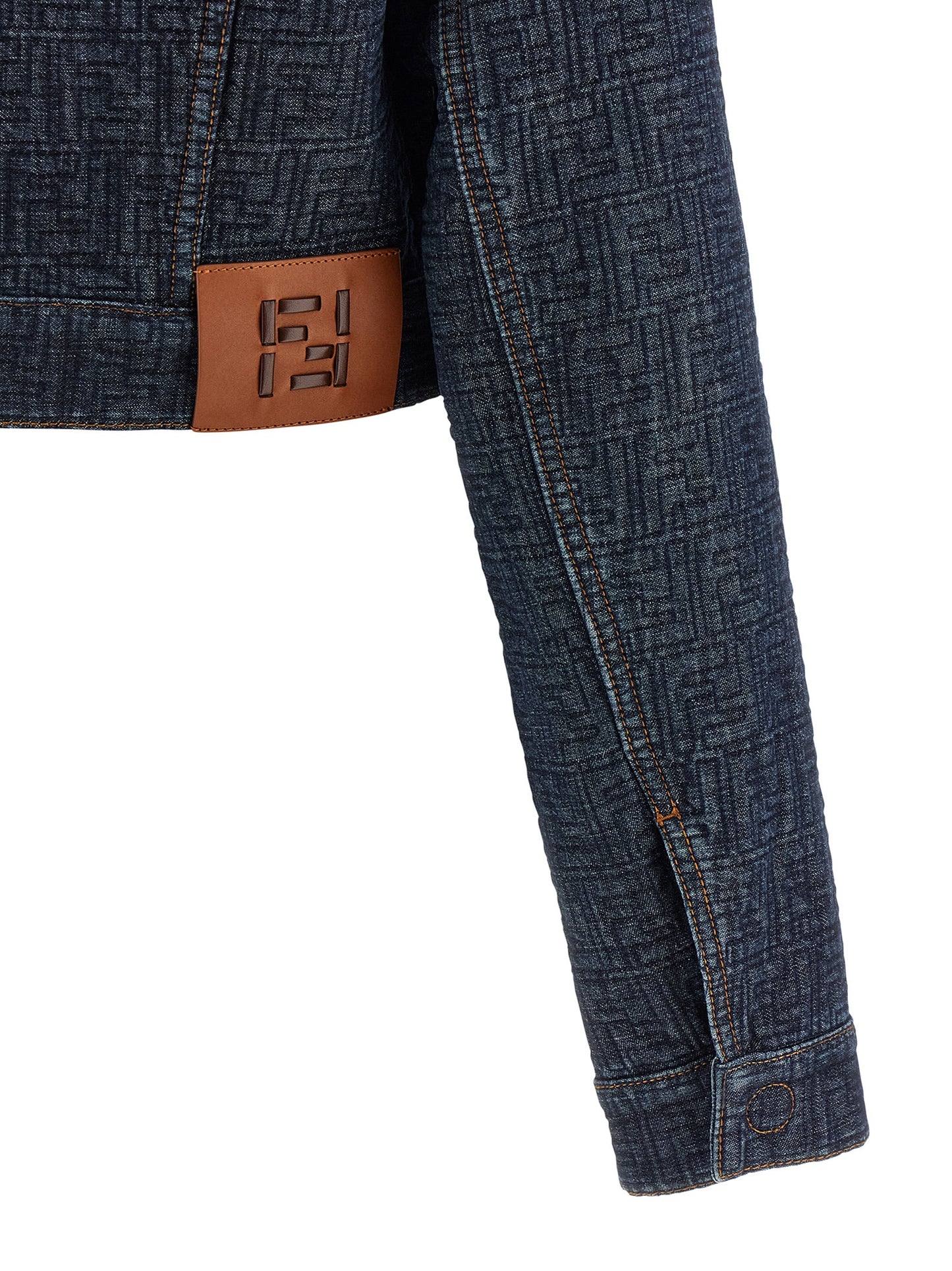 Fendi Women Ff Denim Bolero Jacket FENDI