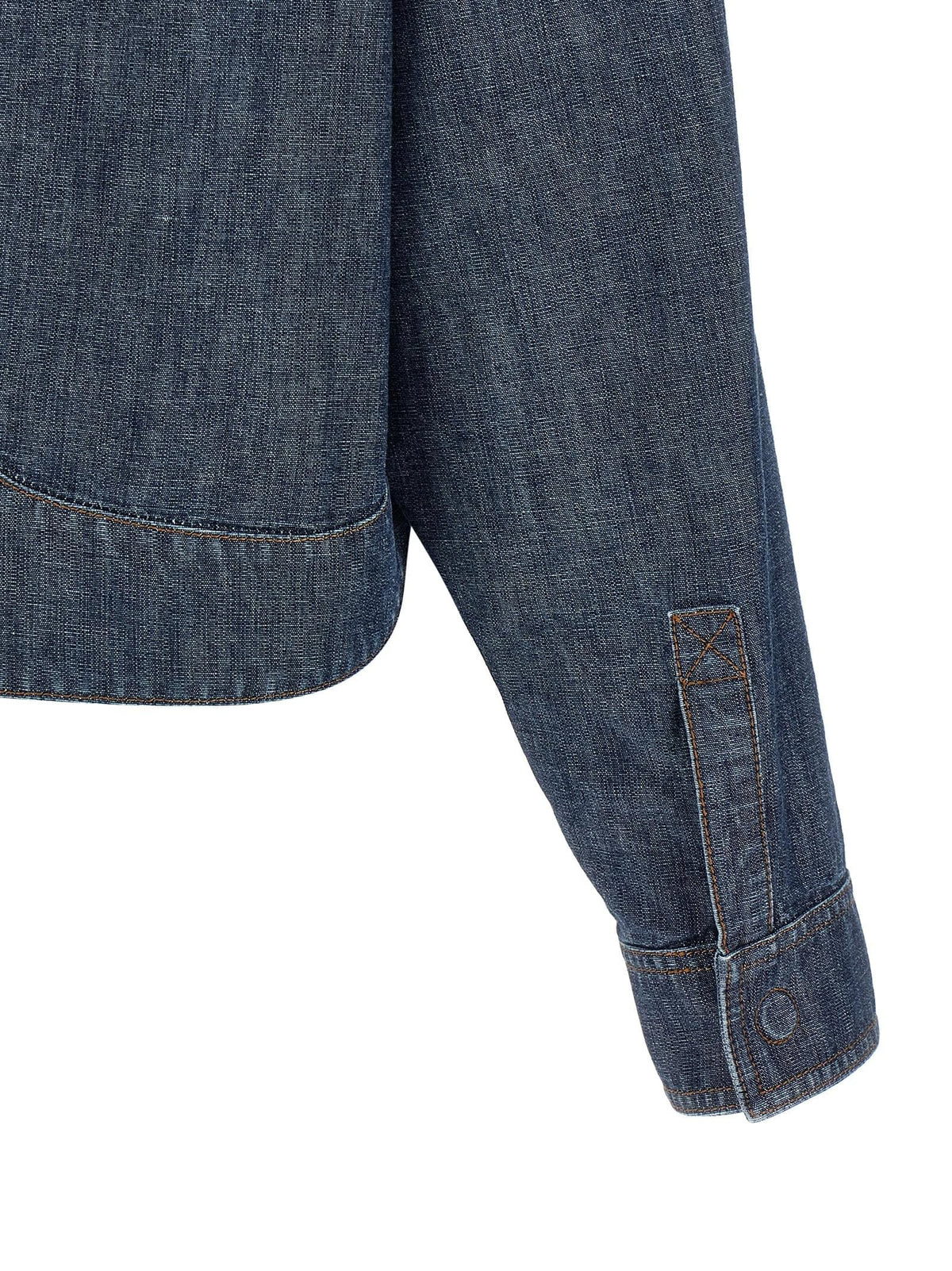 Fendi Women Chambray Denim Jacket FENDI