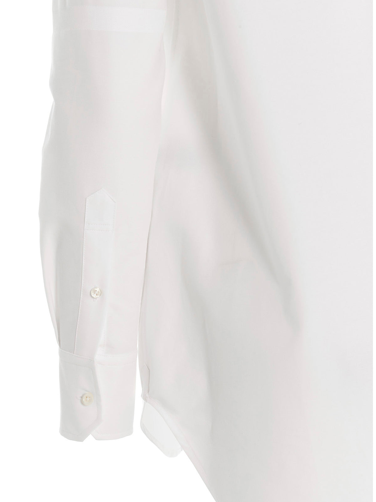 Thom Browne Women Logo Pussy Bow Blouse THOM BROWNE