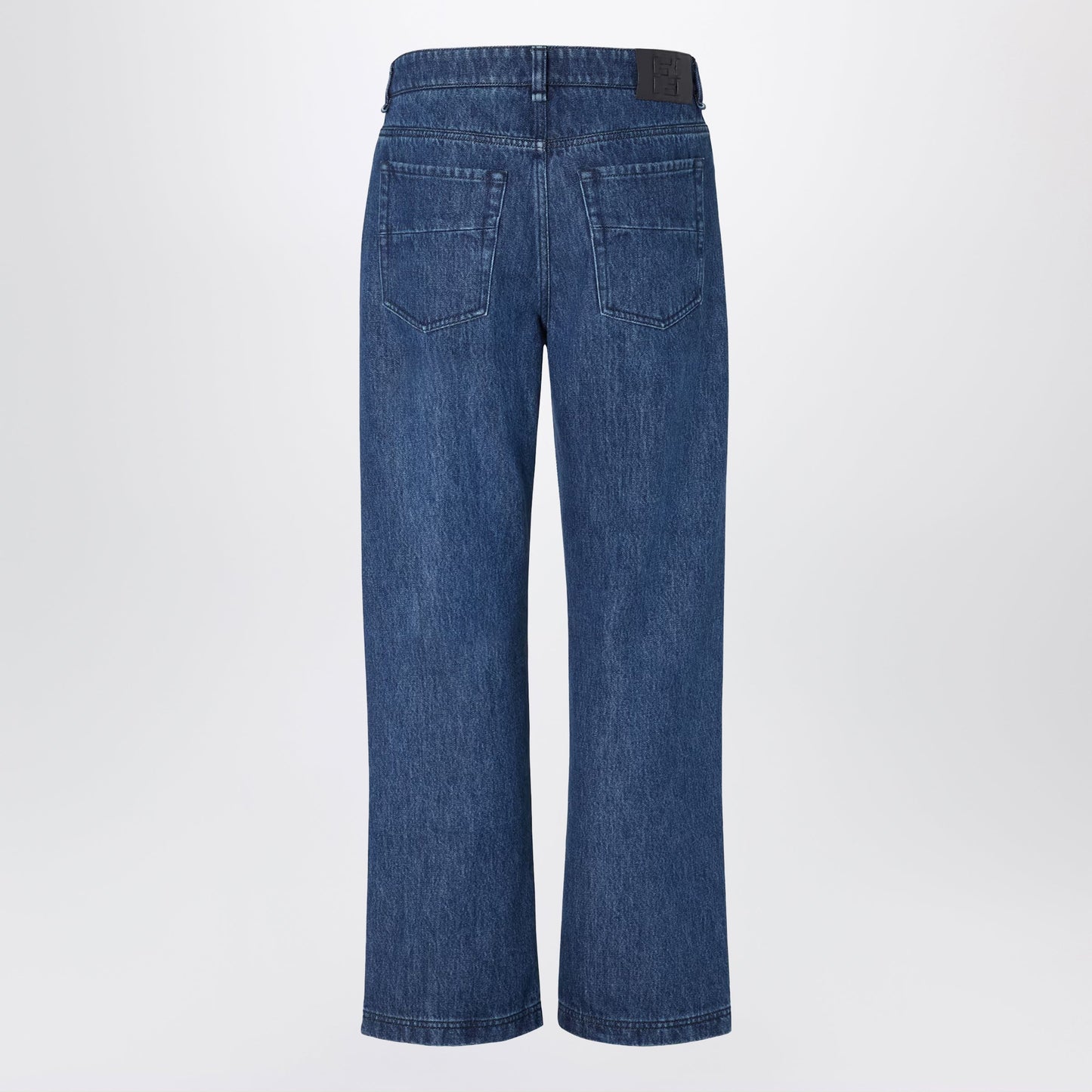 Fendi Blue Straight-Cut Jeans Men FENDI