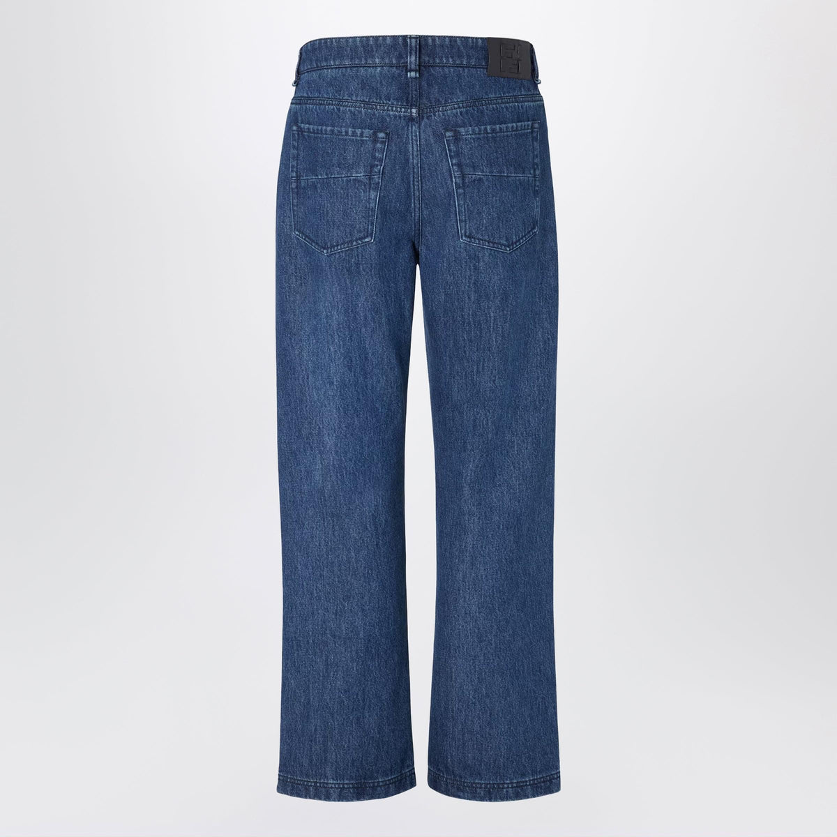 Fendi Blue Straight-Cut Jeans Men FENDI