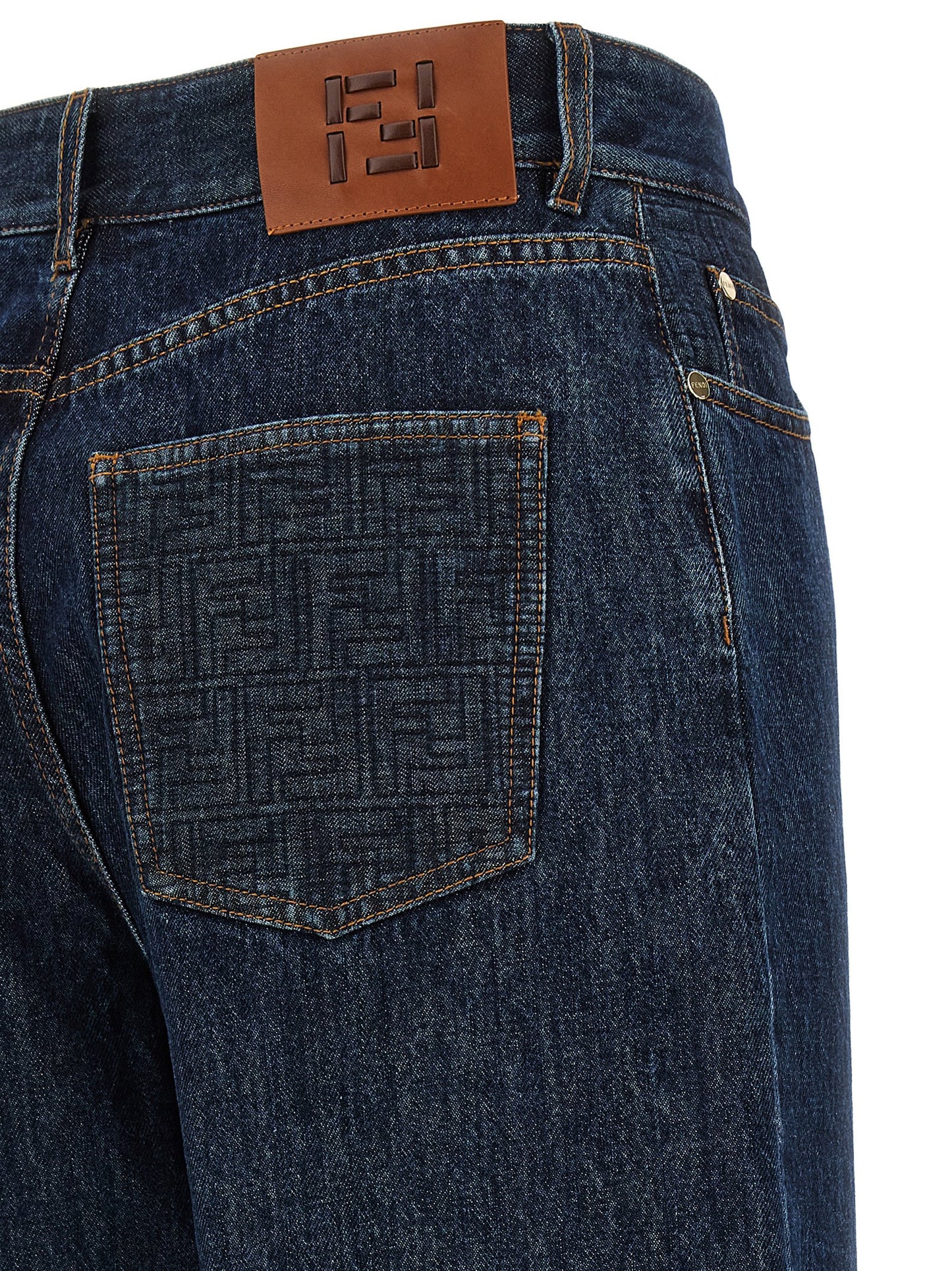 Fendi Women 'Ff' Padded Jeans FENDI