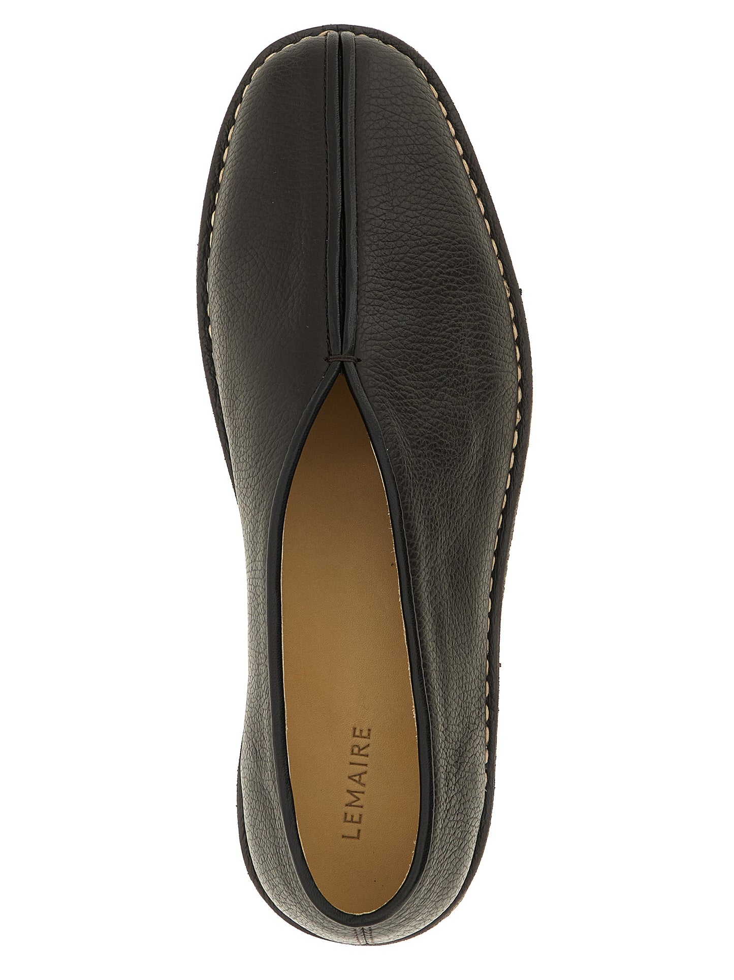 Lemaire Men 'Piped Crepe' Slippers LEMAIRE