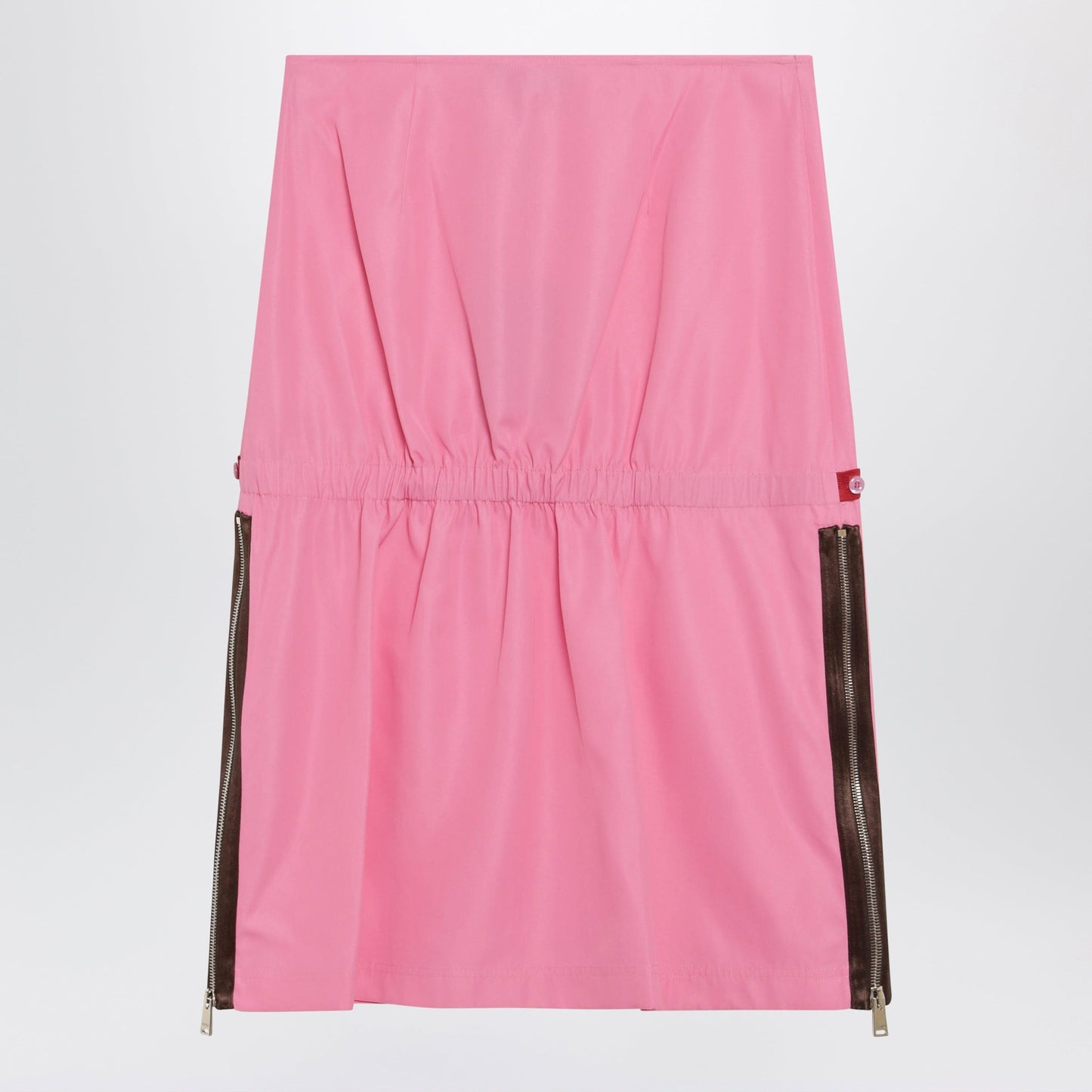 Fendi Pink Technical Viscose Skirt Women FENDI