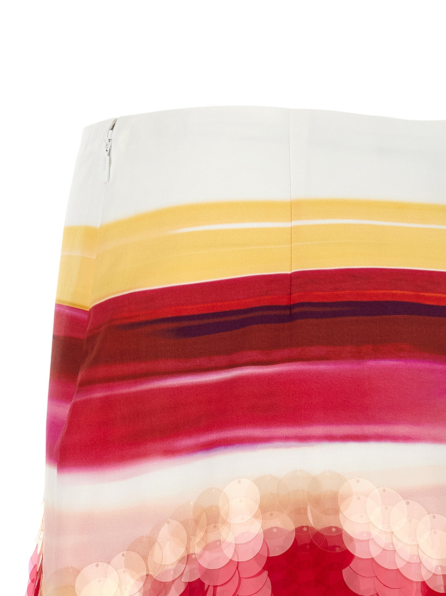 Fendi Women Striped Cotton Skirt FENDI