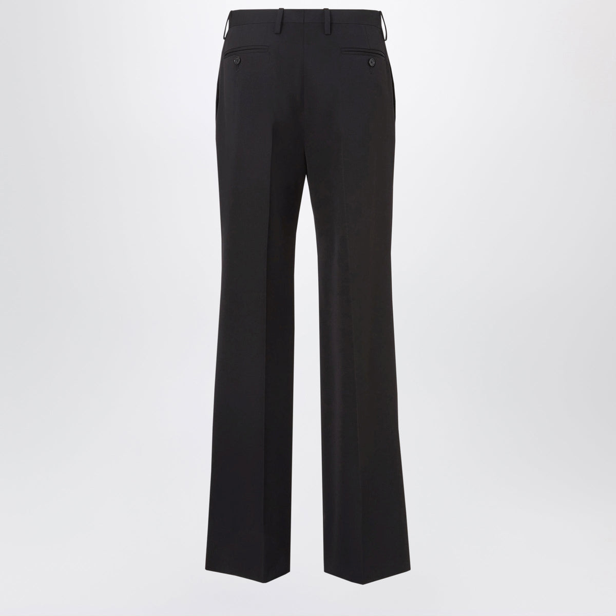 Fendi Tailored Trousers In Black Virgin Wool Women FENDI