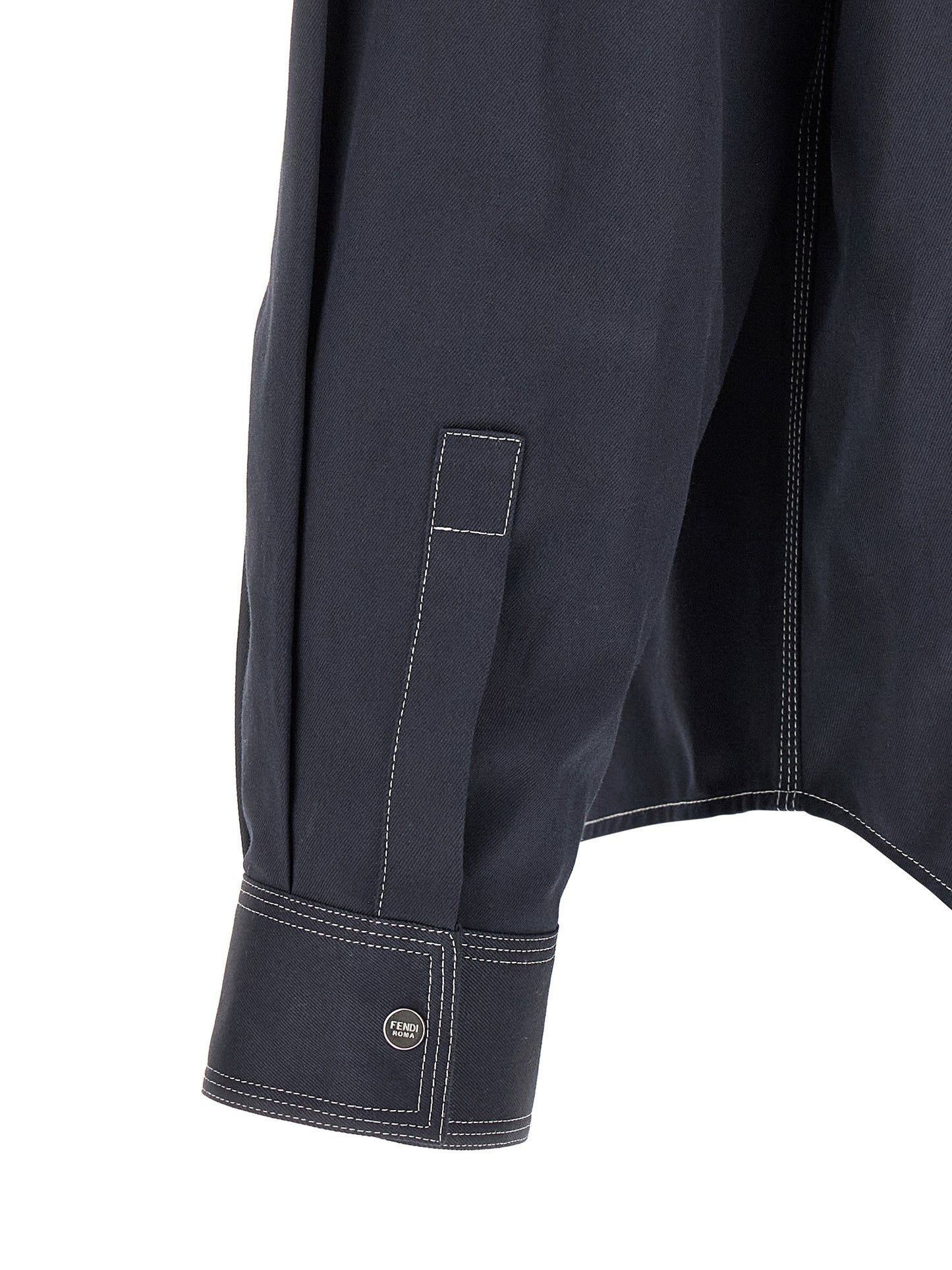 Fendi Men 'Ff Selleria' Logo Shirt FENDI