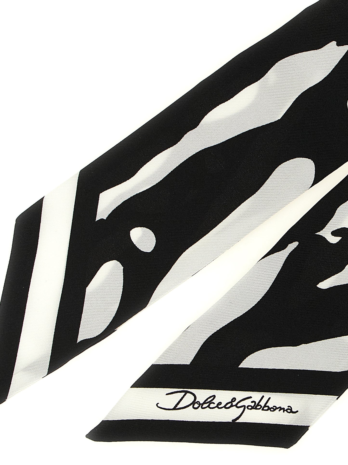 Dolce & Gabbana Women Zebra Print Scarf DOLCE & GABBANA