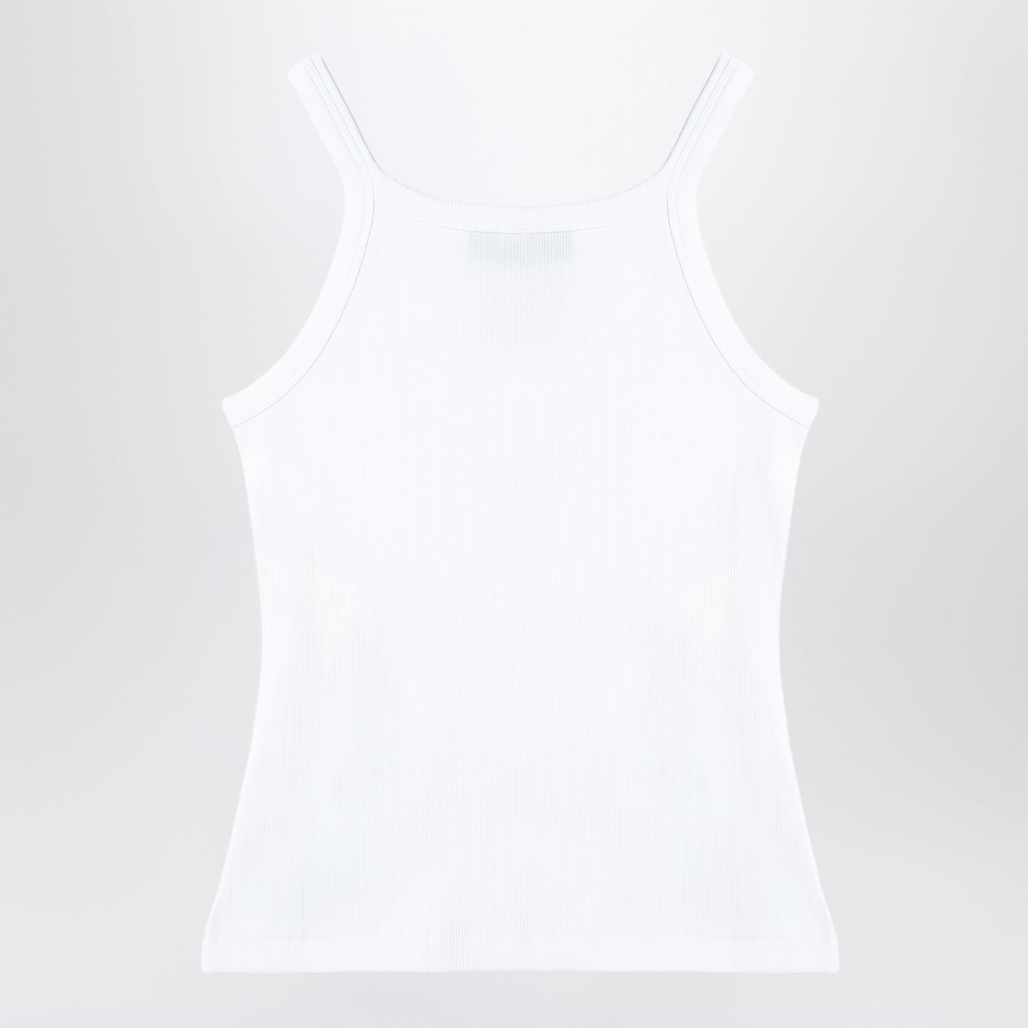 Fendi White Top With Logo Patch Women FENDI