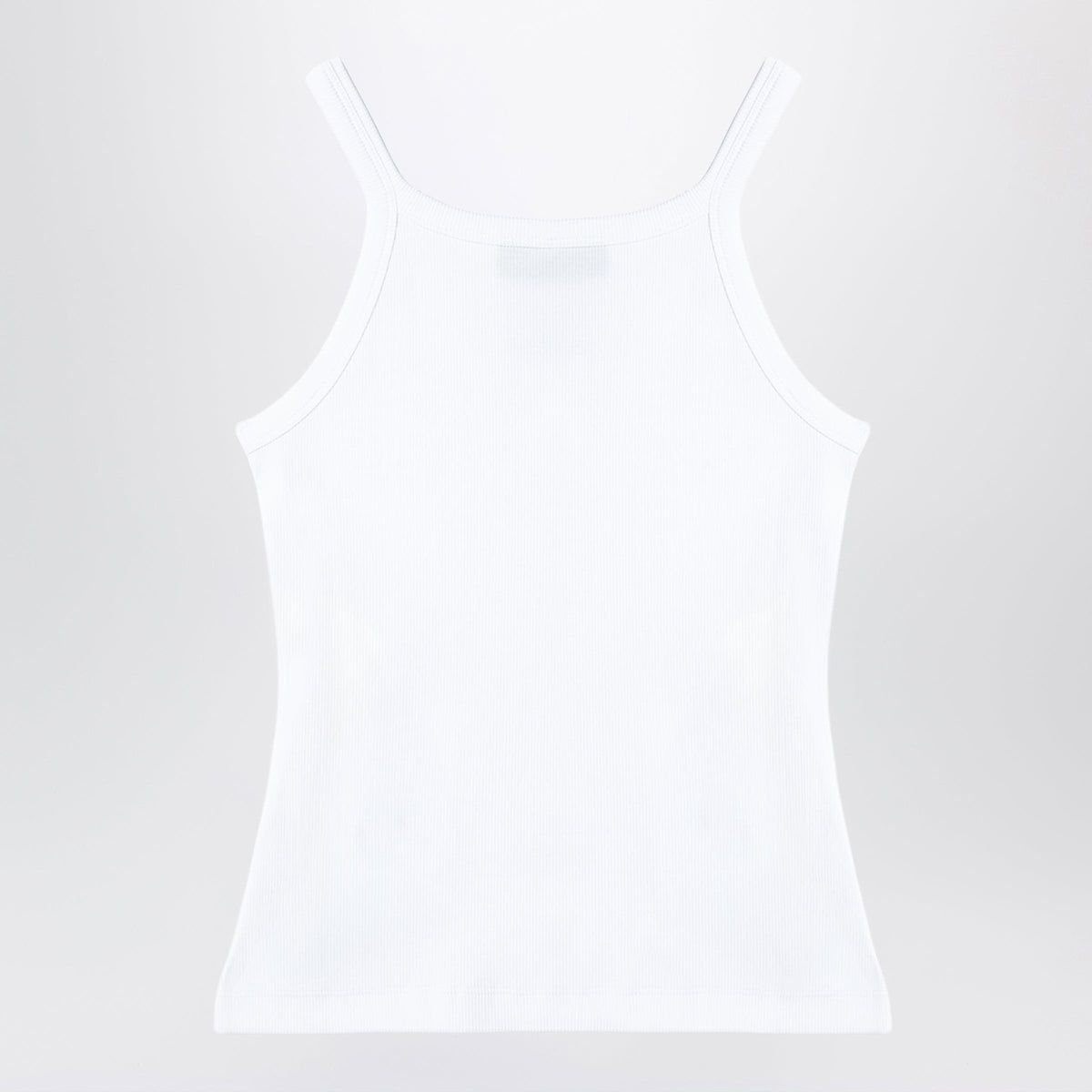 Fendi White Top With Logo Patch Women FENDI